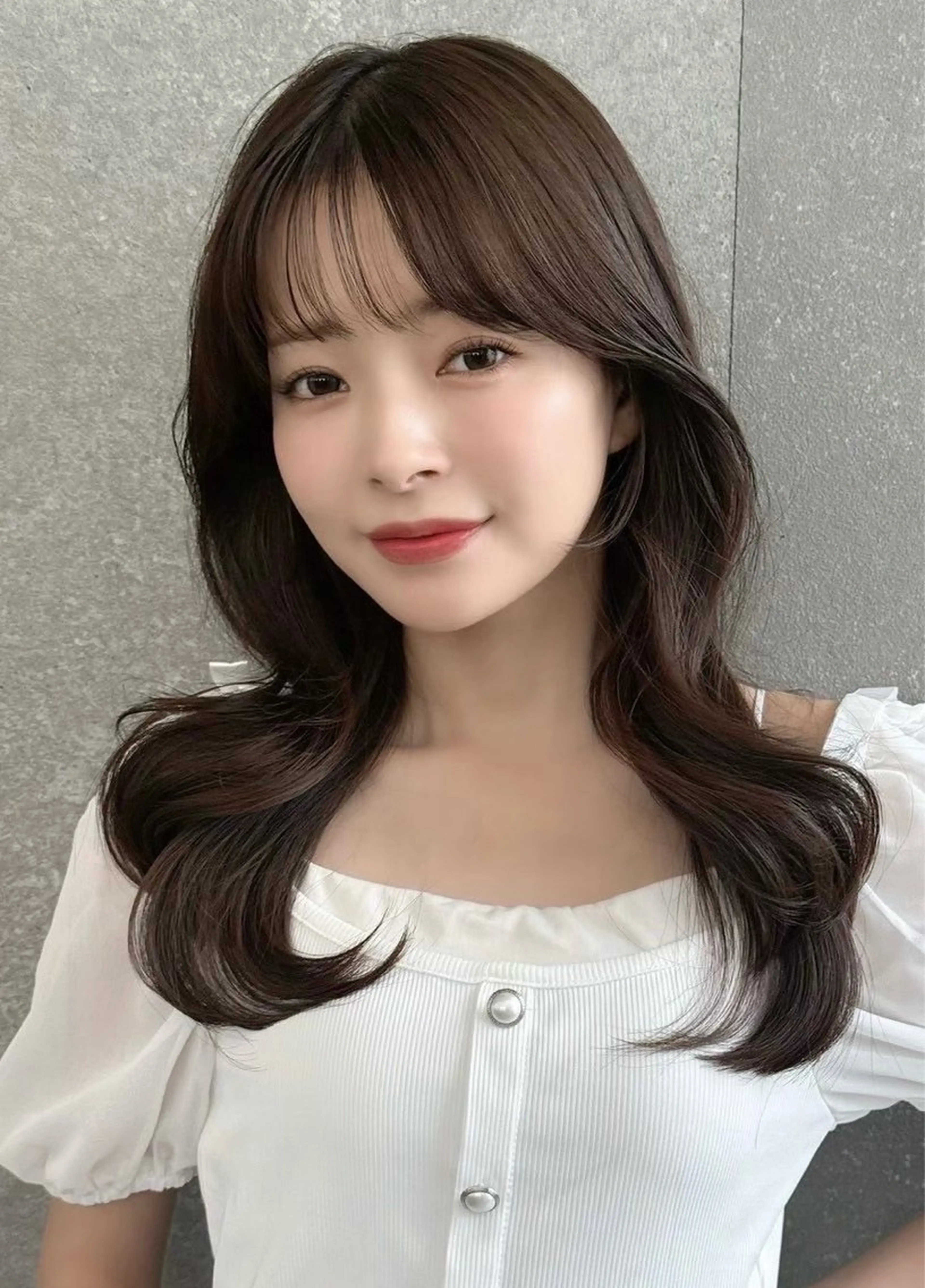 ロング カット ヘアカラー レイヤー/顔周り /ボブ/銀座/サラのヘアスタイル