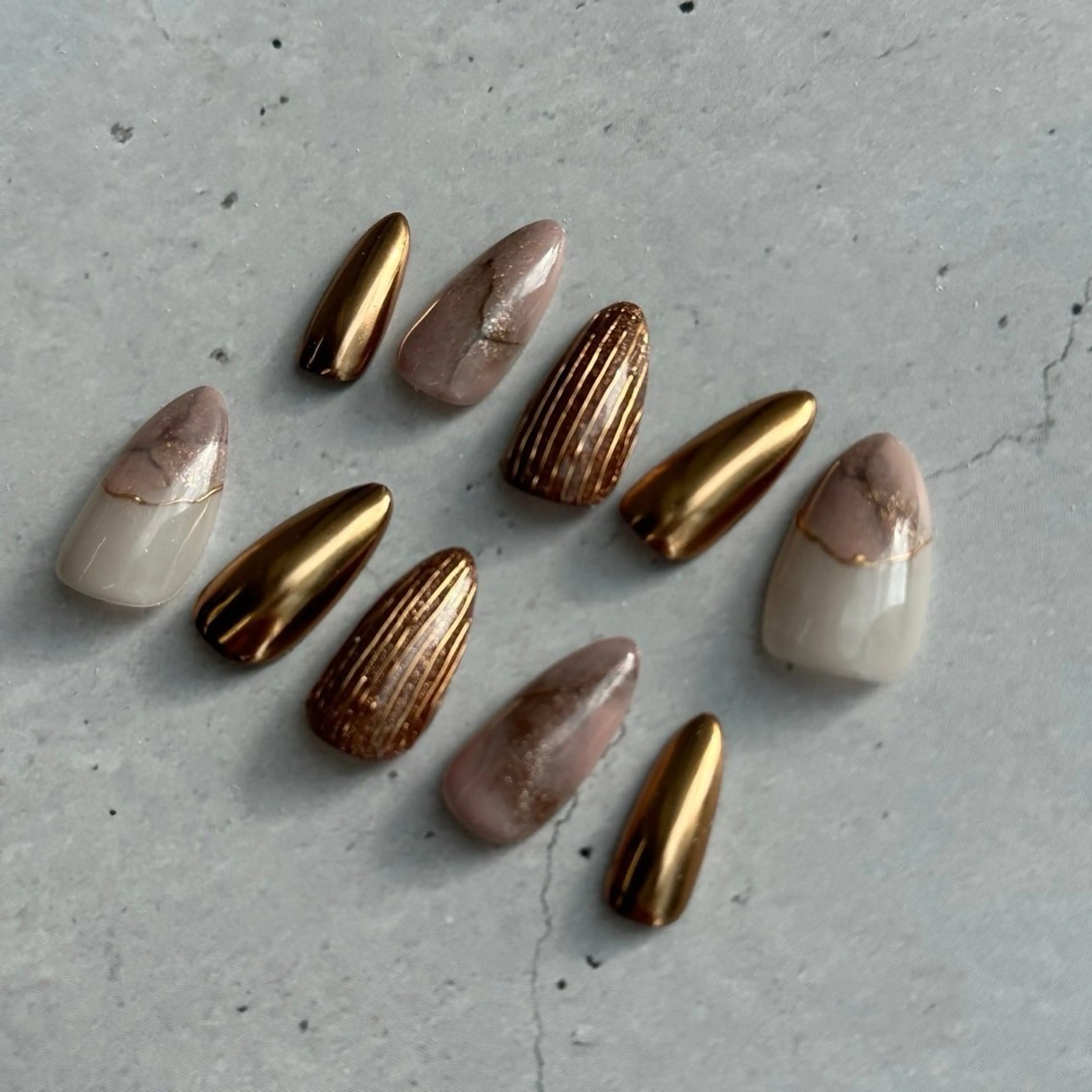 ネイル ⭐︎休業中の練習⭐︎ JNA認定講師髙橋のネイルデザイン