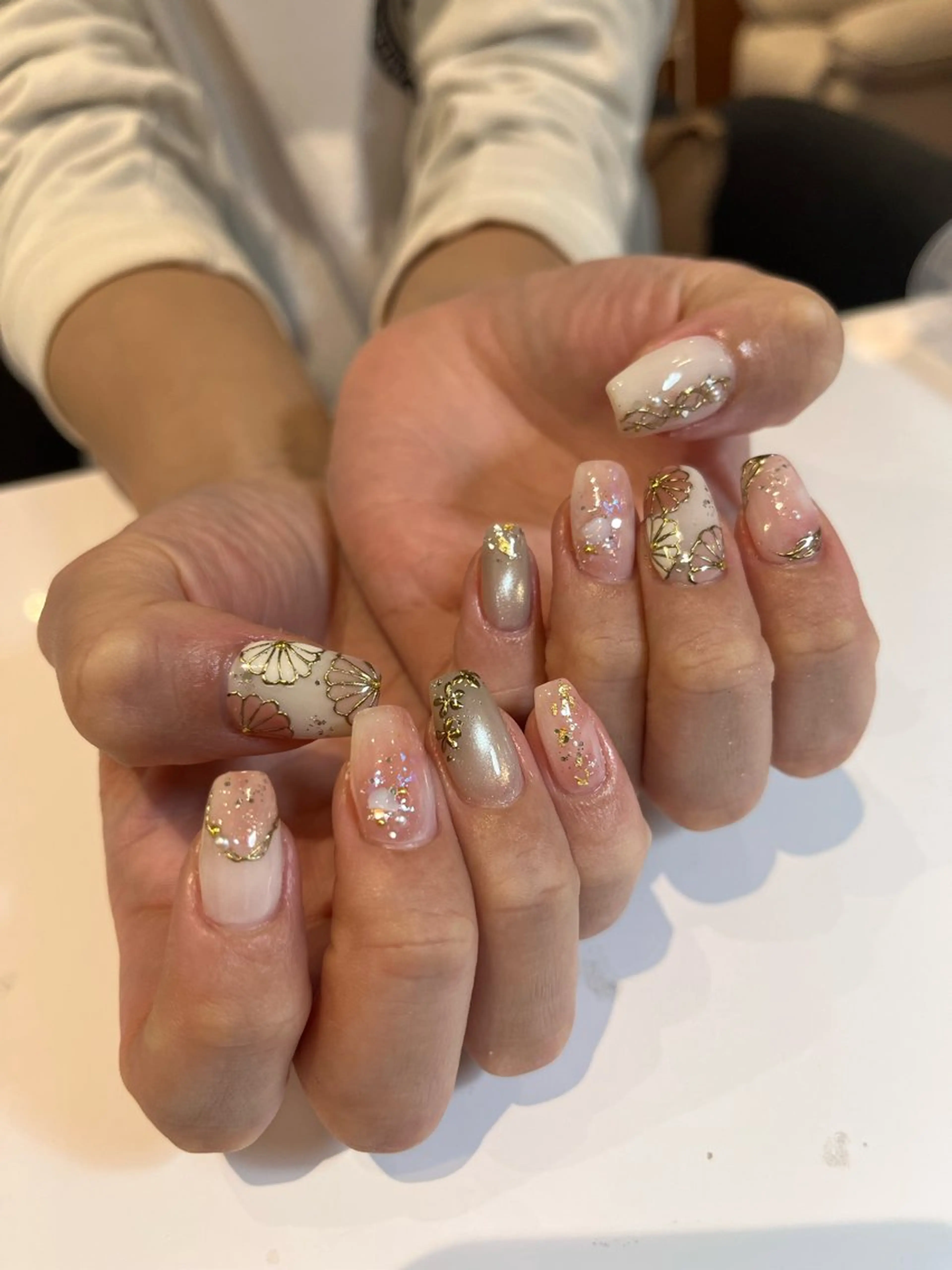 ネイル 成人式 ハンドネイル ballie／小野原 なつみのネイルデザイン