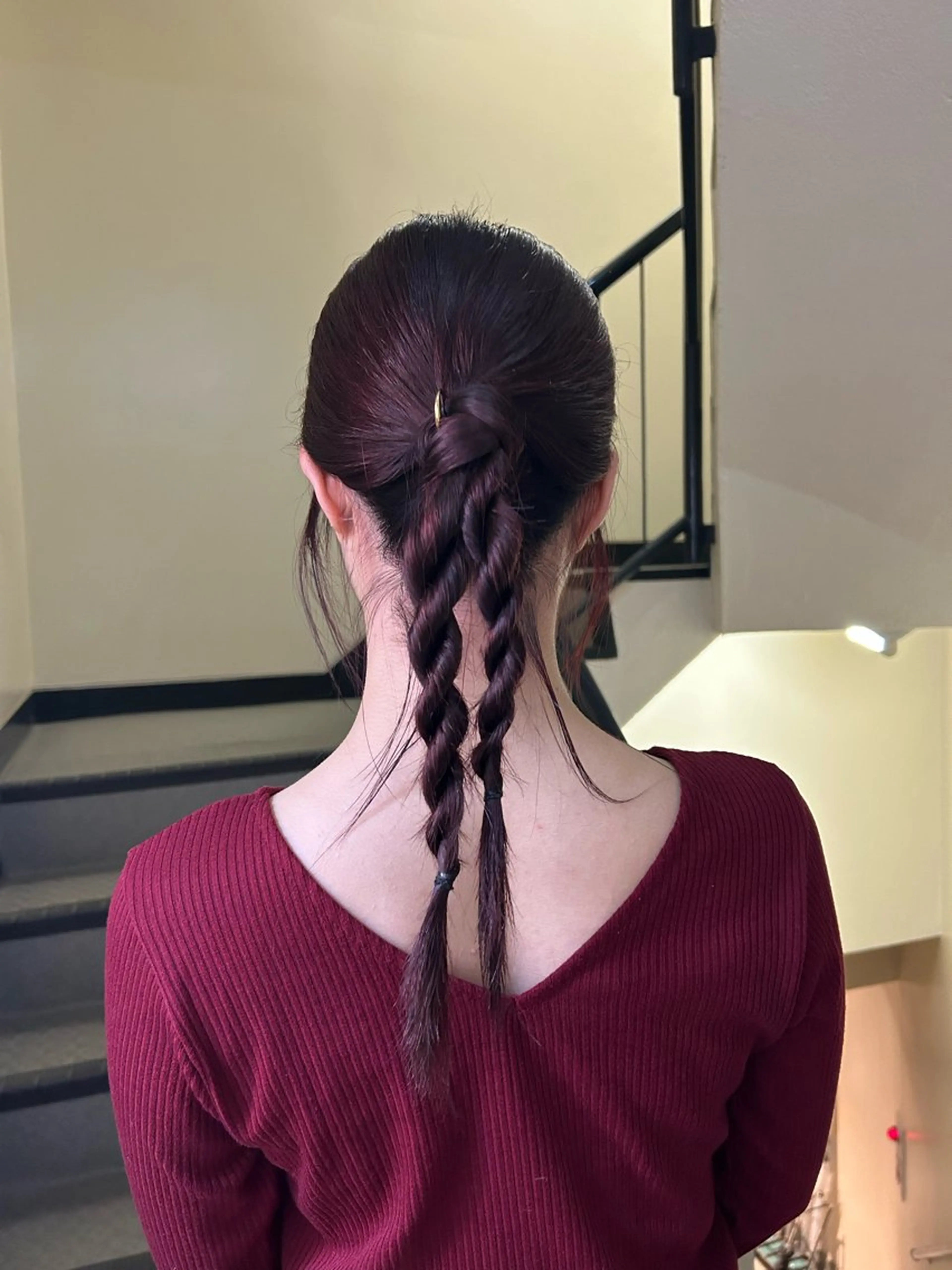 セミロング カラー ヘアアレンジ ☕️結【suii.】 ボブ/ヘアセット☕️のヘアスタイル