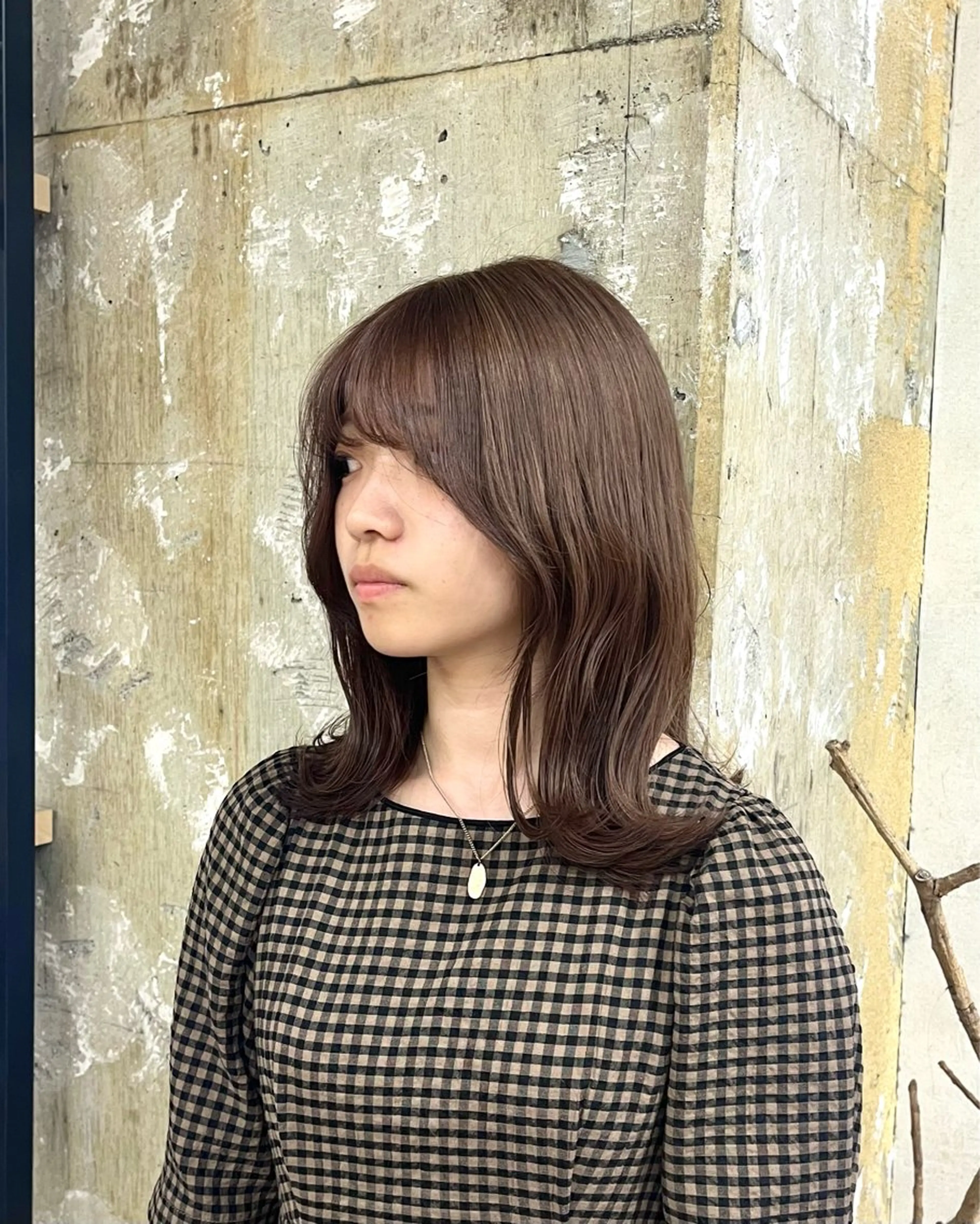 ミディアム カラー 寒色 ♡ レイヤー ┊︎miyuのヘアスタイル