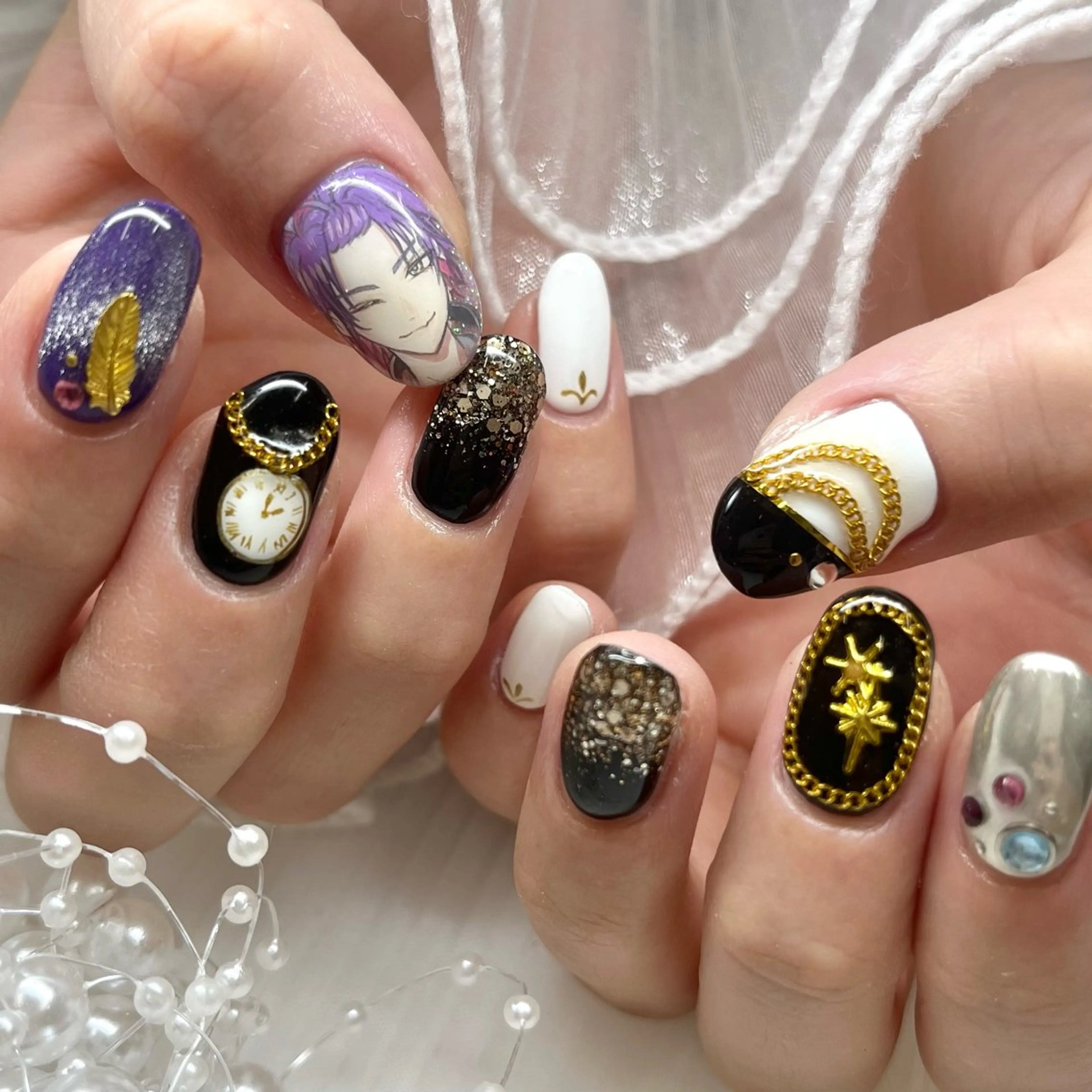 ネイル ハンドネイル 池袋痛ネイル Nok. 渡辺のネイルデザイン