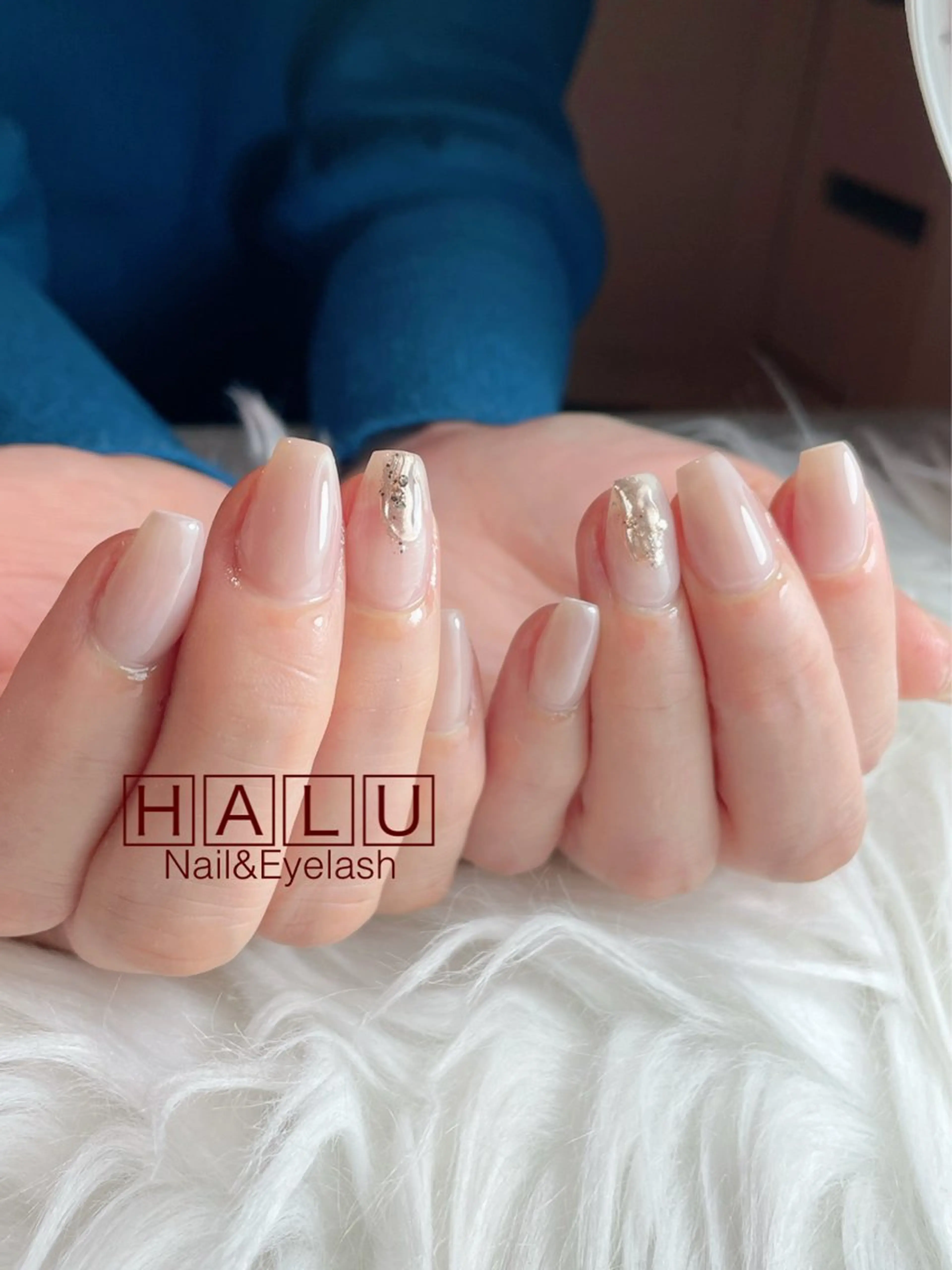 ネイル ゴールド HALU ハルのネイルデザイン