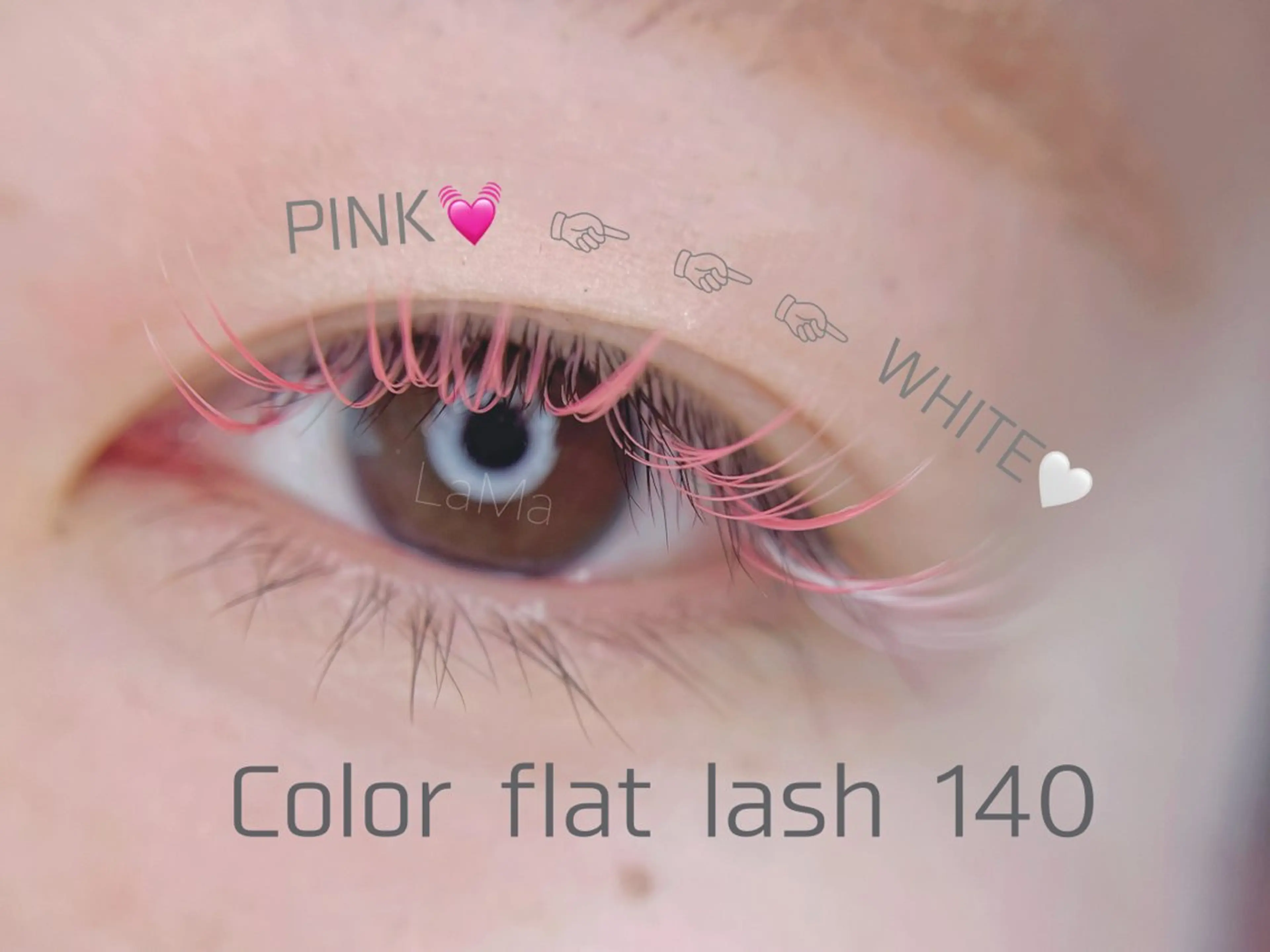 マツエク・マツパ フラットラッシュ LaMa .Jのマツエク・マツパデザイン