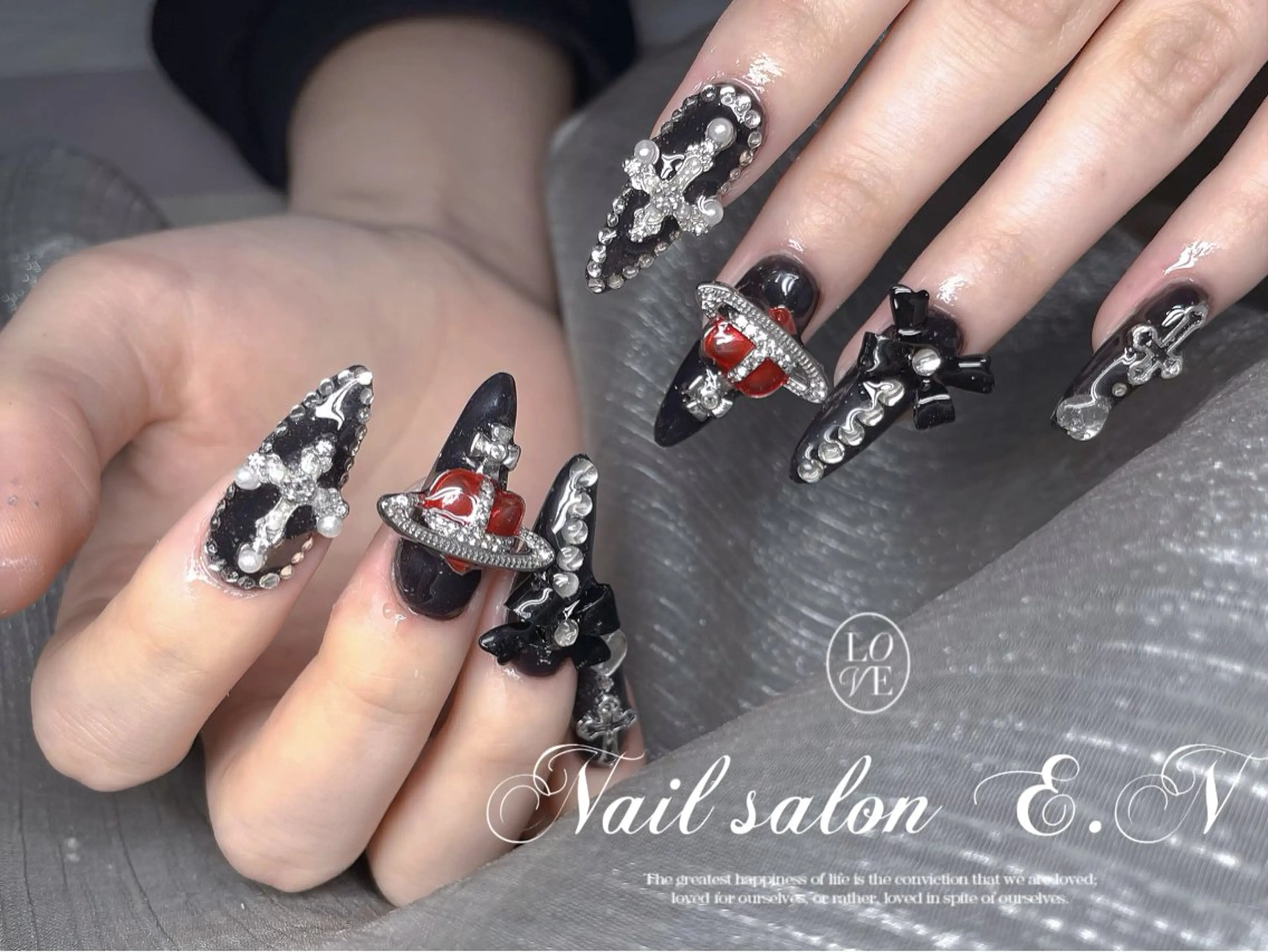 ネイル E.N🦋 長さ出し/持ち込みのネイルデザイン