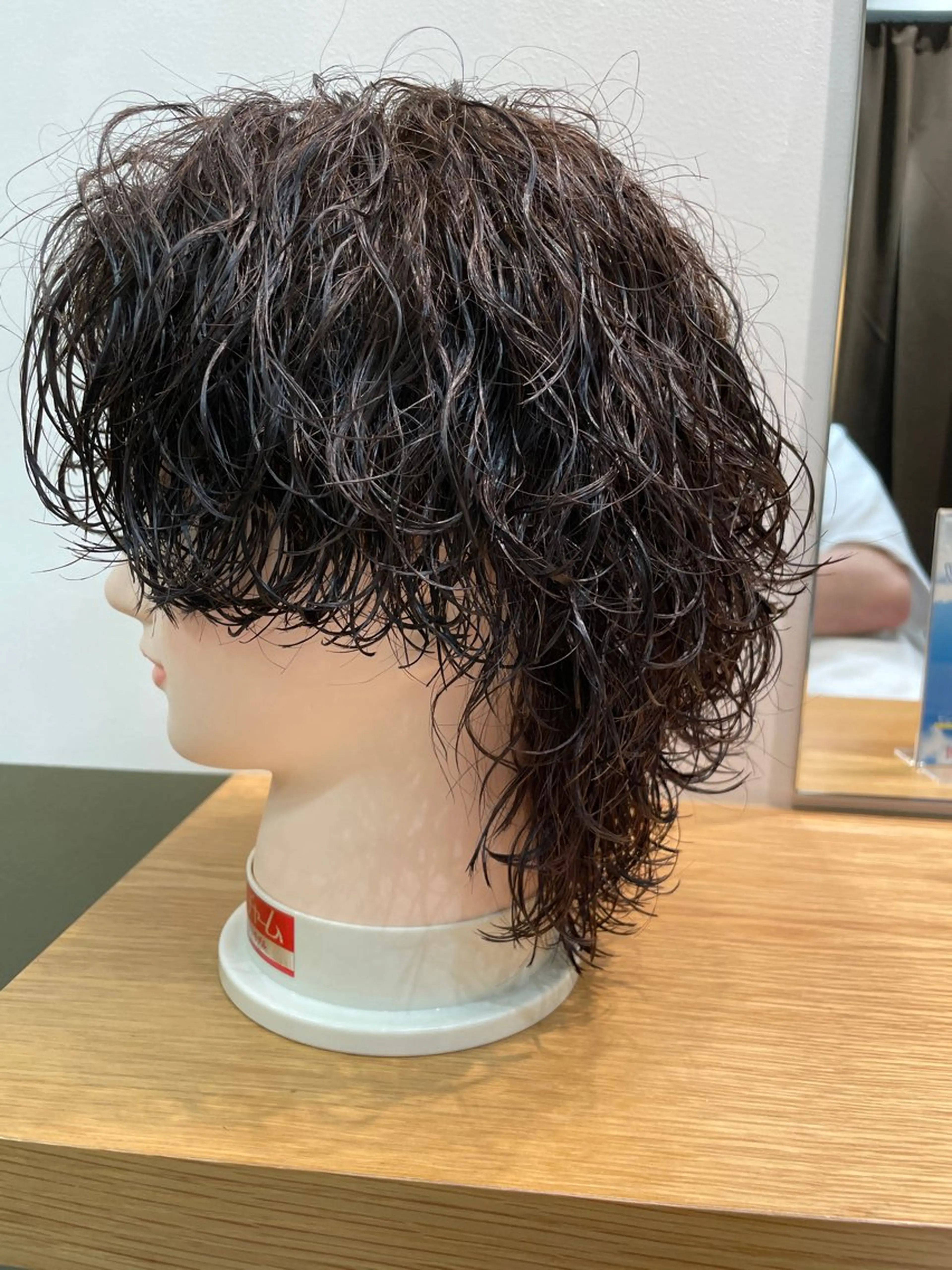 ミディアム パーマ ヘアアレンジ メンズ 波巻きパーマ カット パーマ fifth park 六反穂 龍介のヘアスタイル