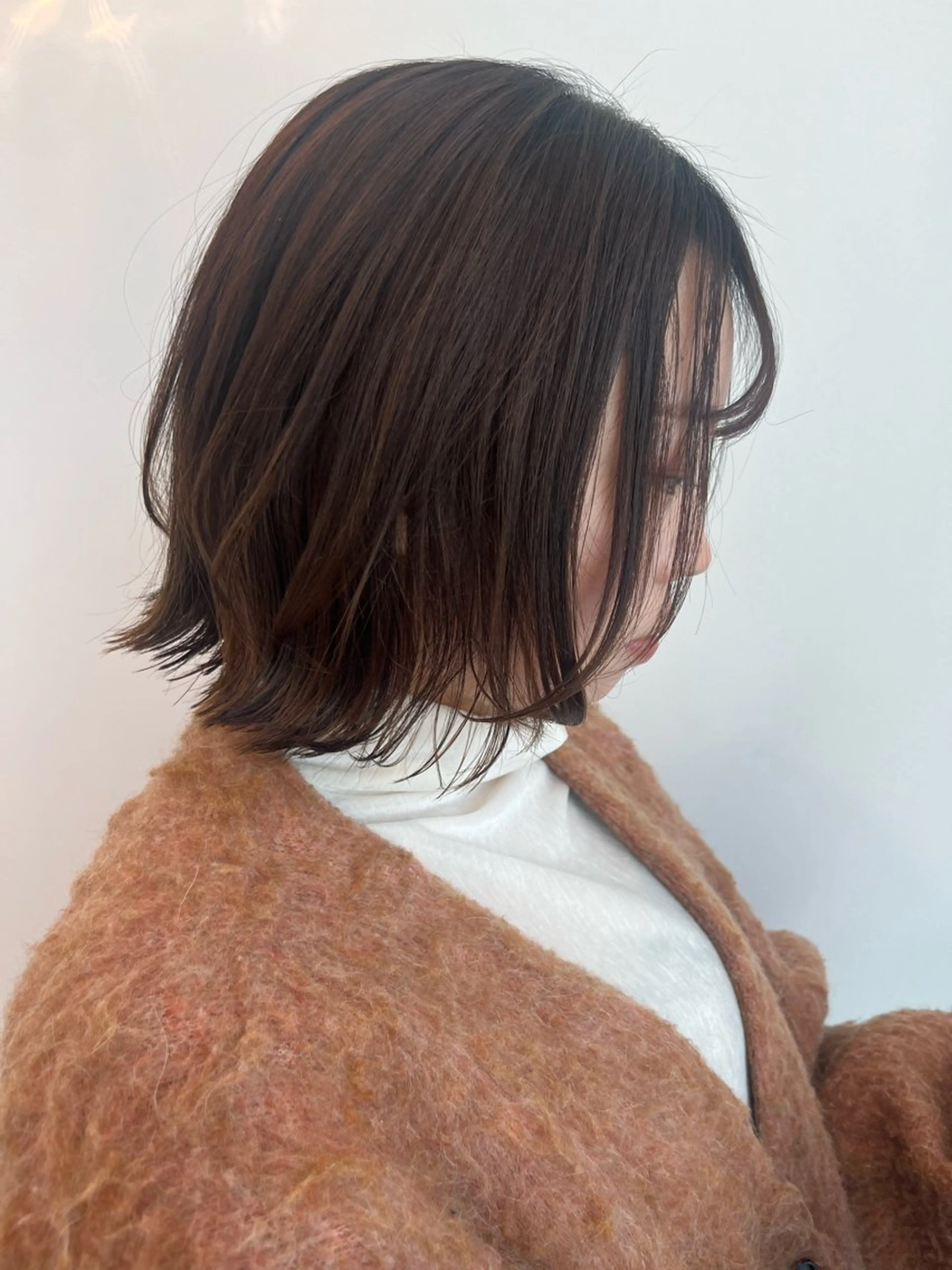 ショート ボブレイヤー ボブ レイヤーカット アマンドール所属・松下 鈴のヘアスタイル