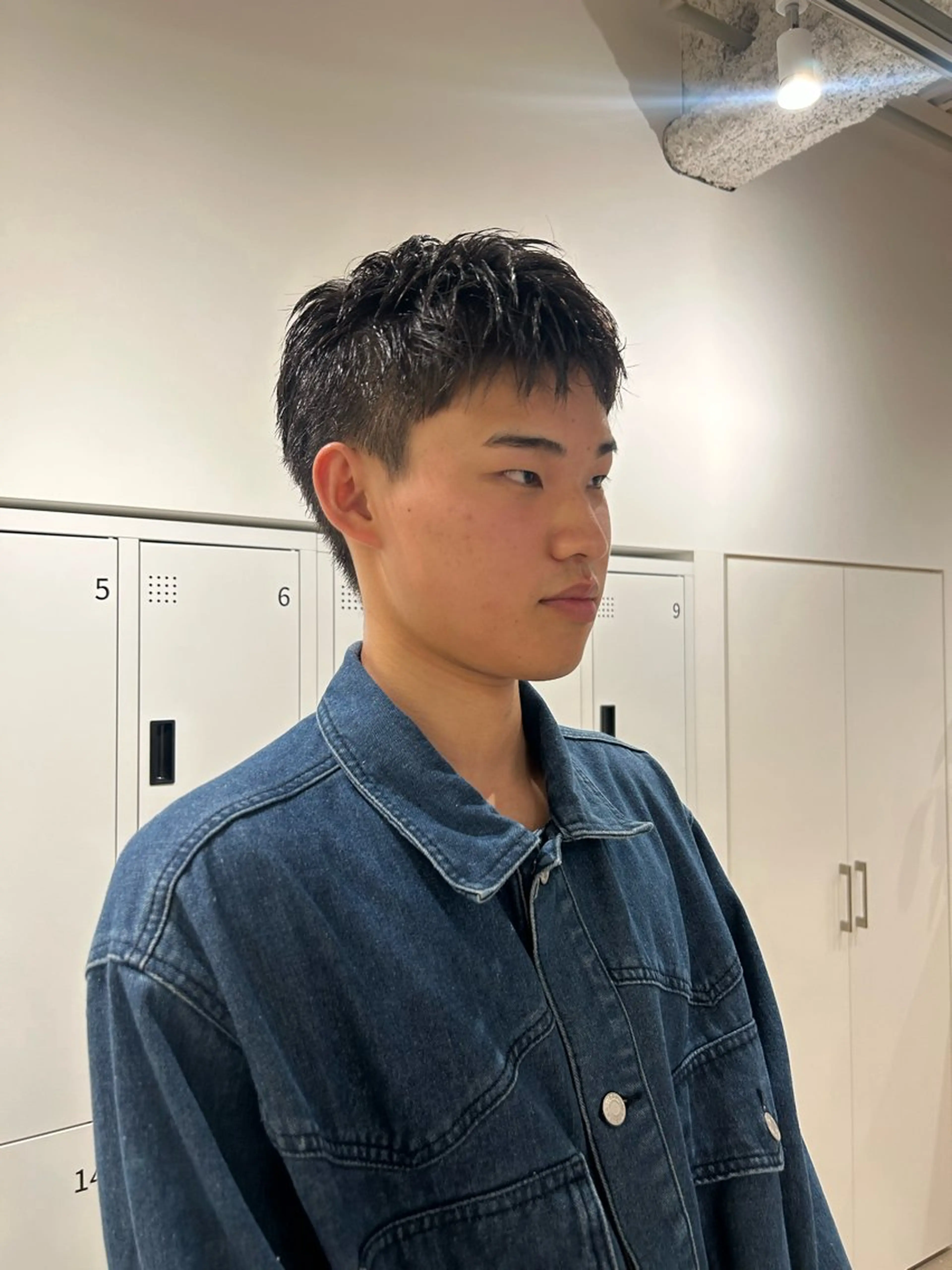 メンズ カット 絹髪矯正/艶カラー /透明感/石田桃子のヘアスタイル