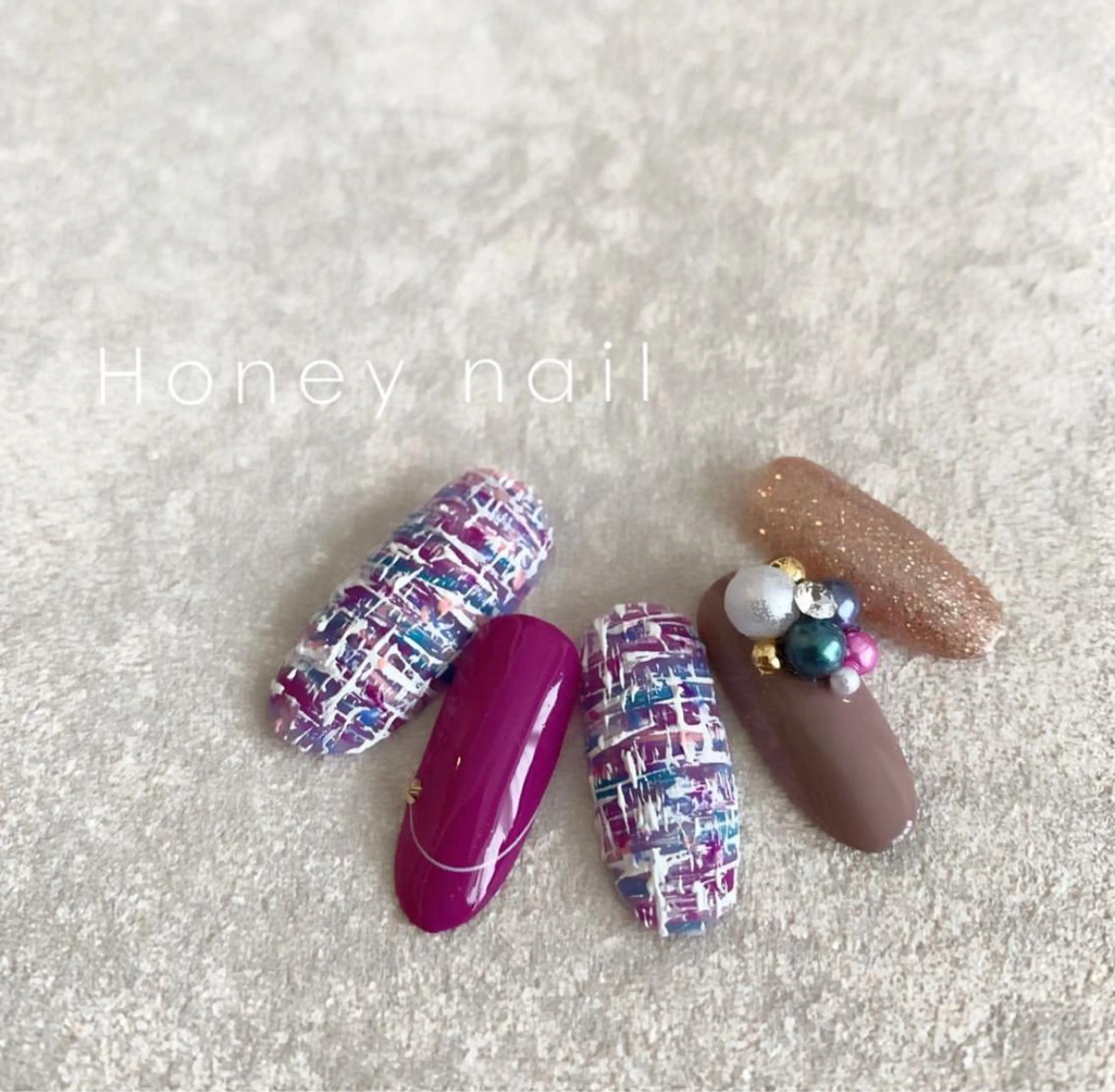 ネイル フィルイン専門 Honey nailのネイルデザイン