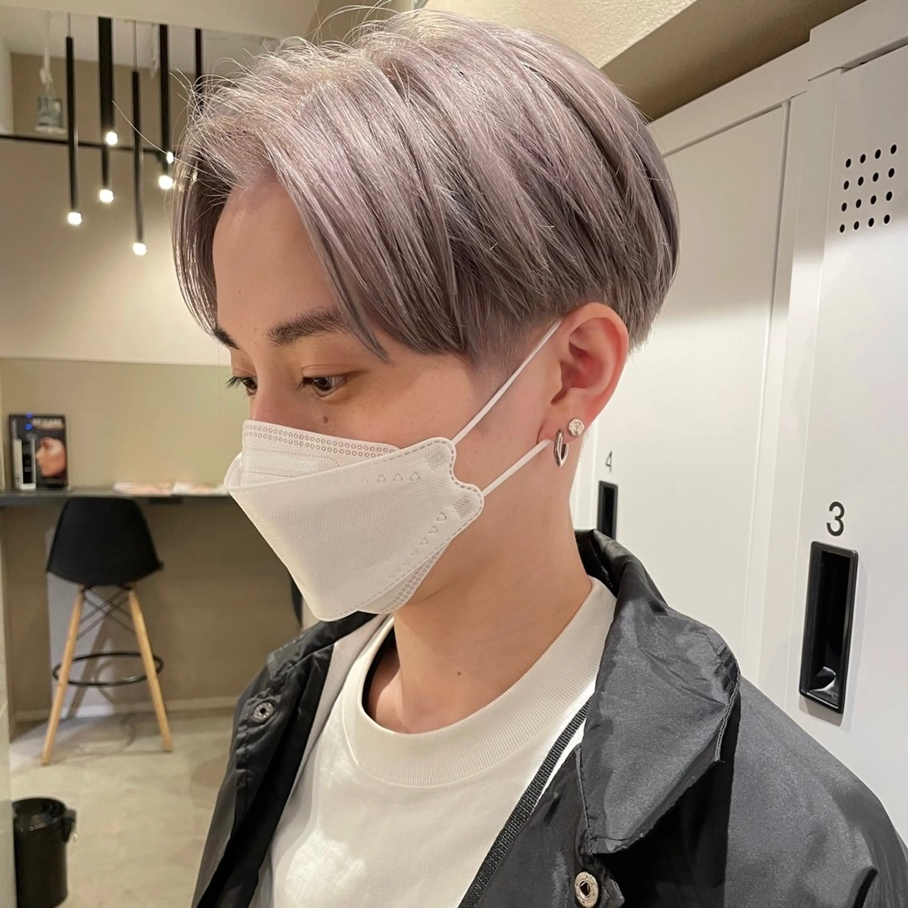 メンズ センターパート 石山 洸平のヘアスタイル