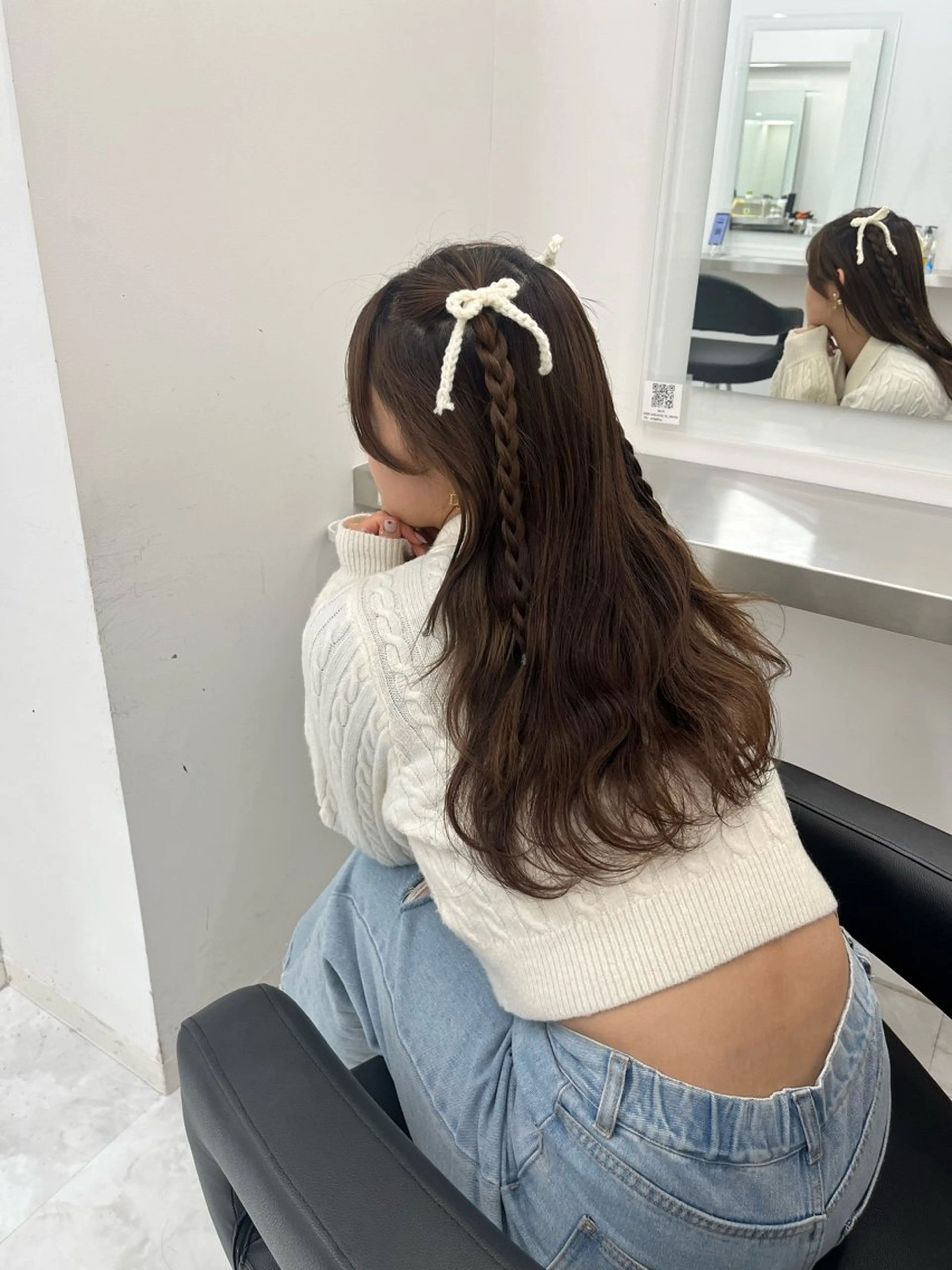 セミロング ヘアアレンジ カット ヘアセット 愛されカラー🩷 はるなのヘアスタイル