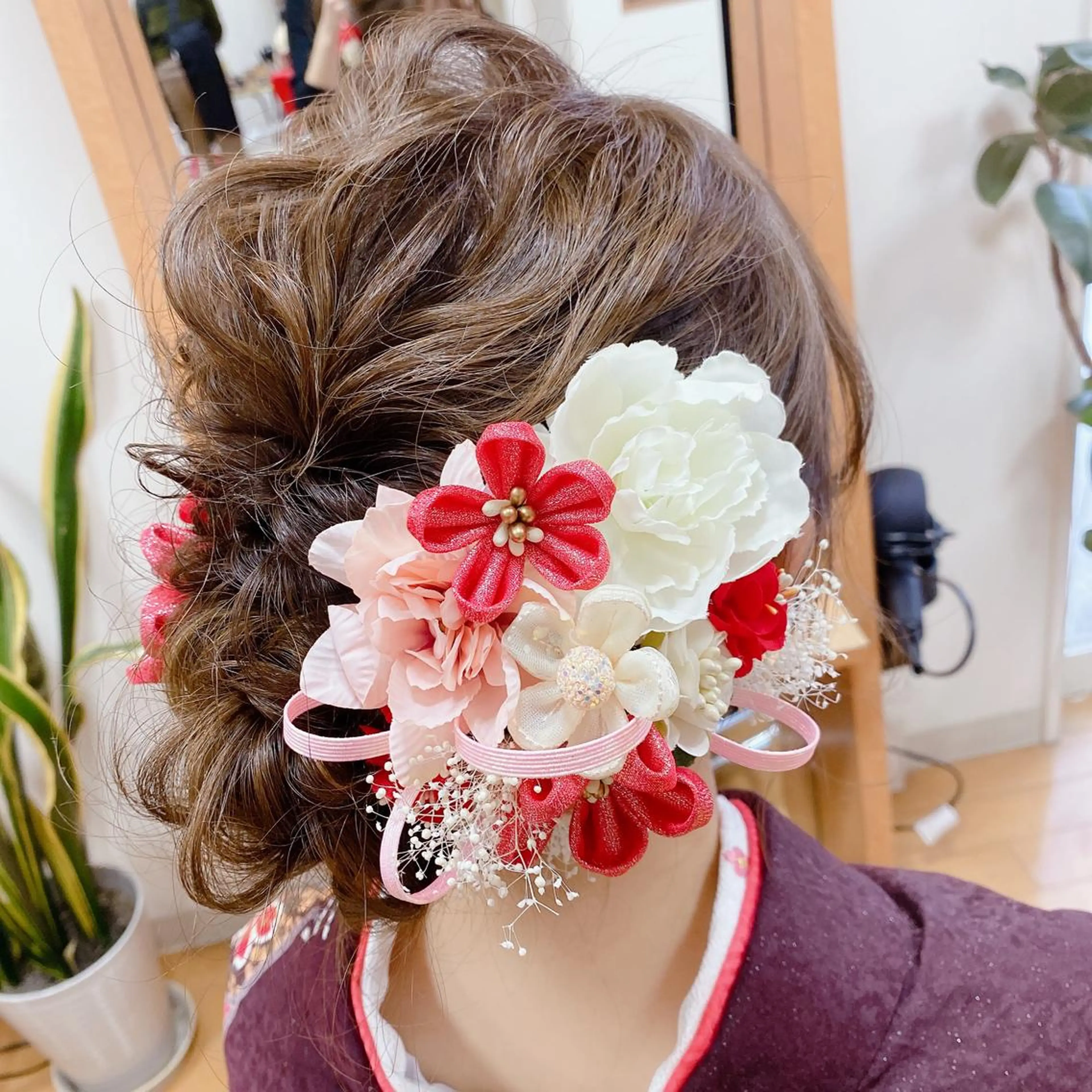 ヘアアレンジ 成人式 はまだ めいのマツエク・マツパデザイン