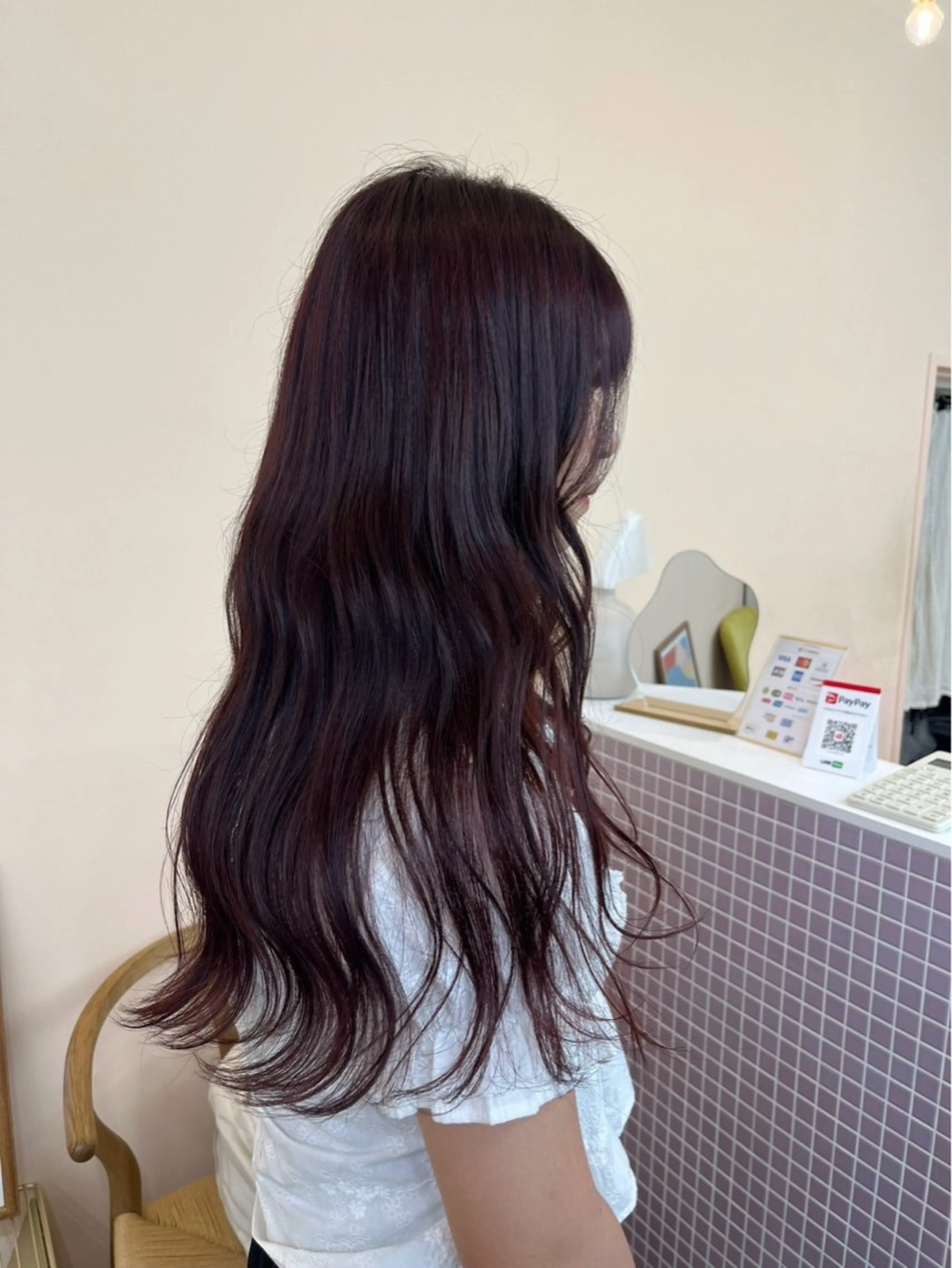 ロング runa/パーマ /ブリーチモデルのヘアスタイル