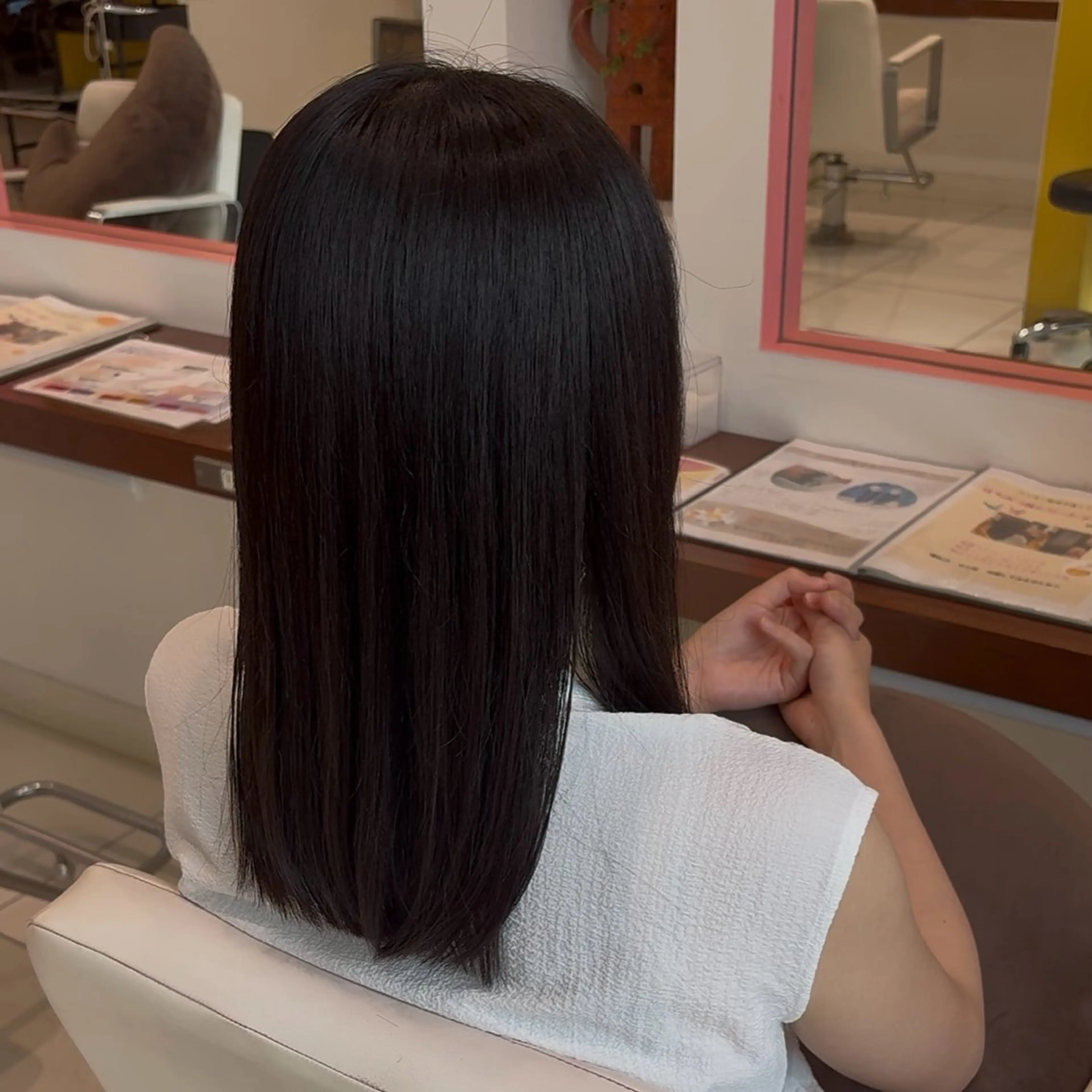 【平日限定】カット＋Aujuaトリートメント🩰(5cm以上カット、肩下~)の写真