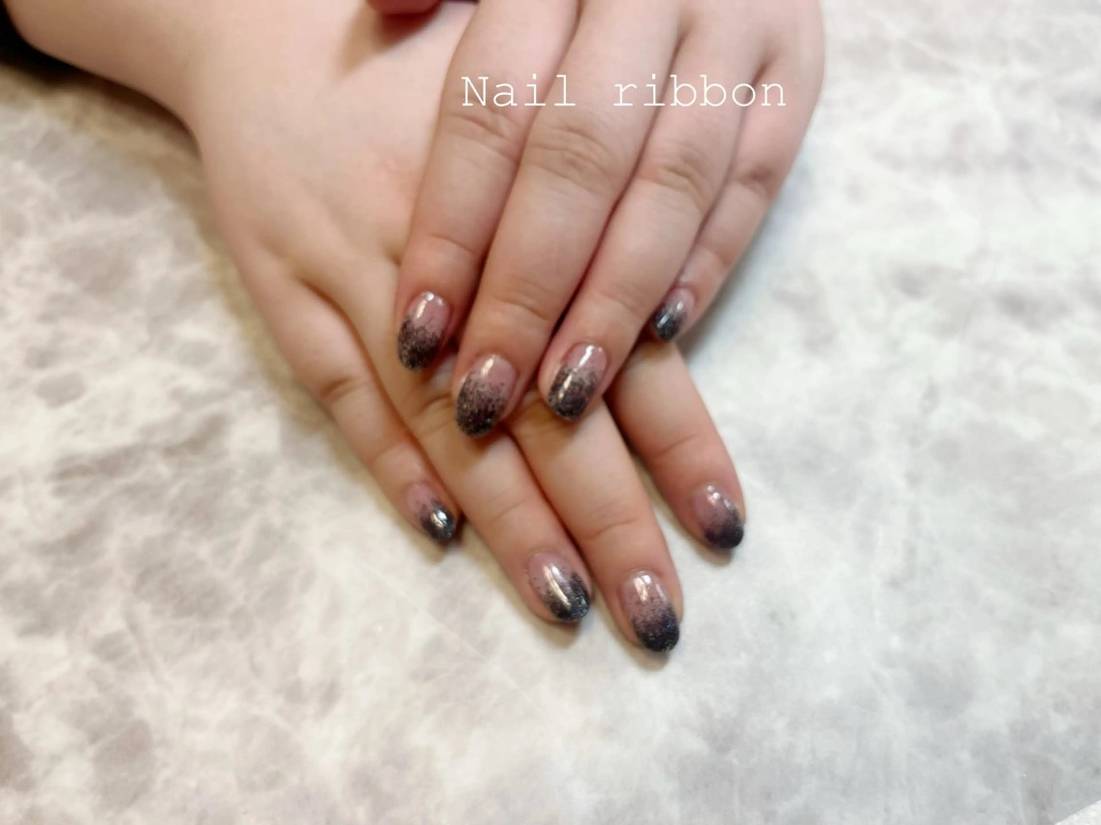 ネイル ネイルリボン 笠井のネイルデザイン