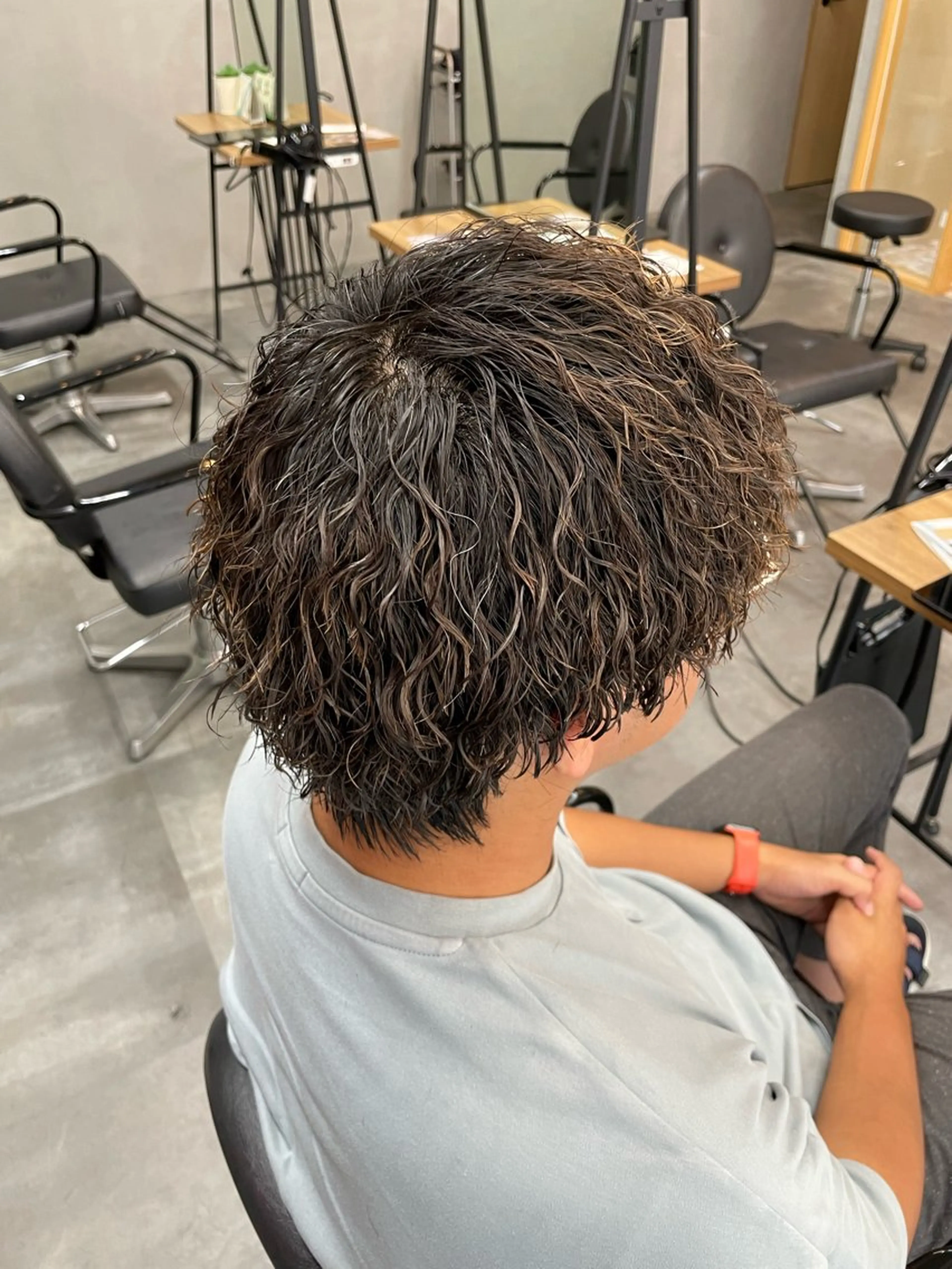 ショート パーマ メンズ ANGELICA💎 ショウゴのヘアスタイル