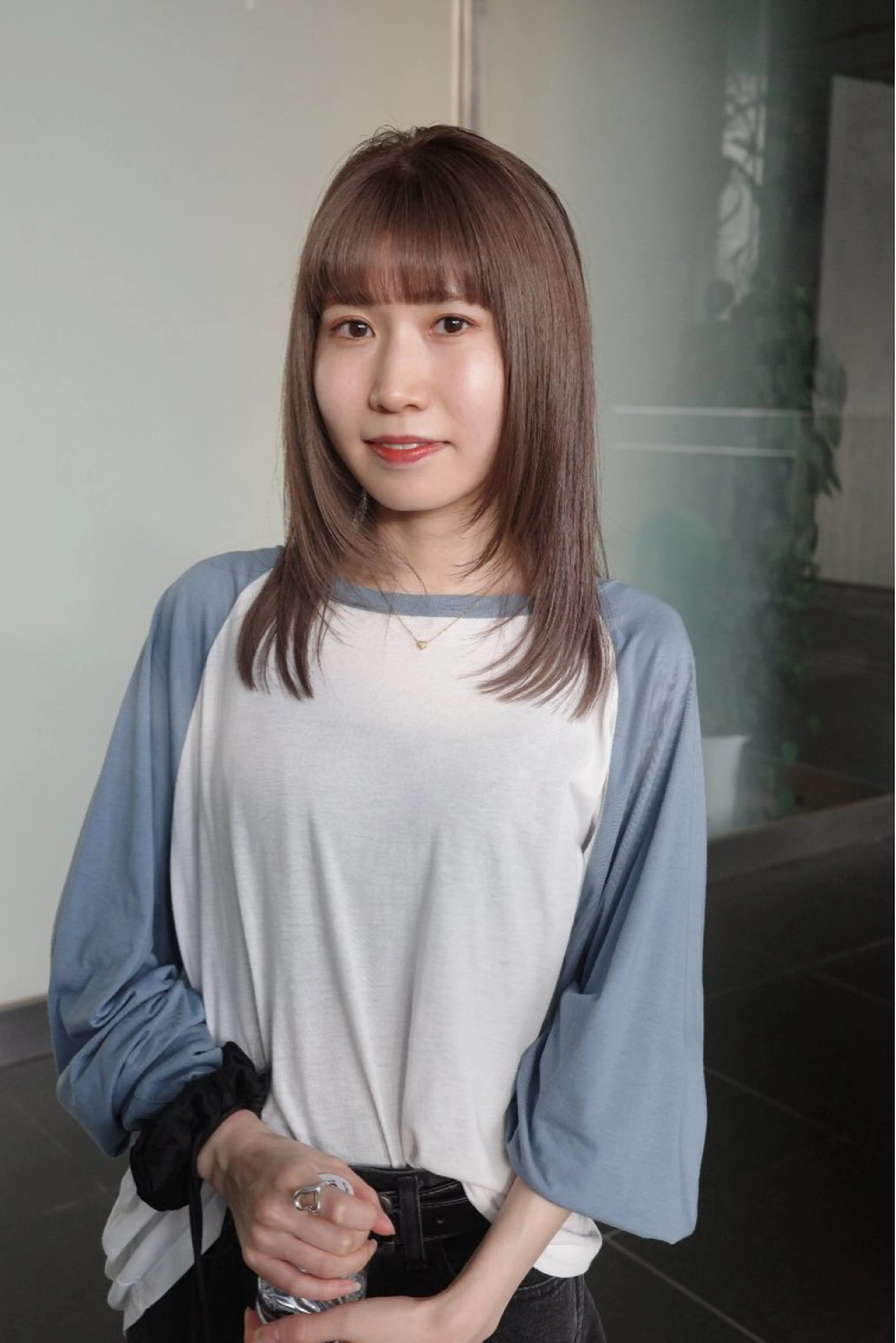 ミディアム カラー カット ヘアカラー トリートメント 村田 りょうやのヘアスタイル