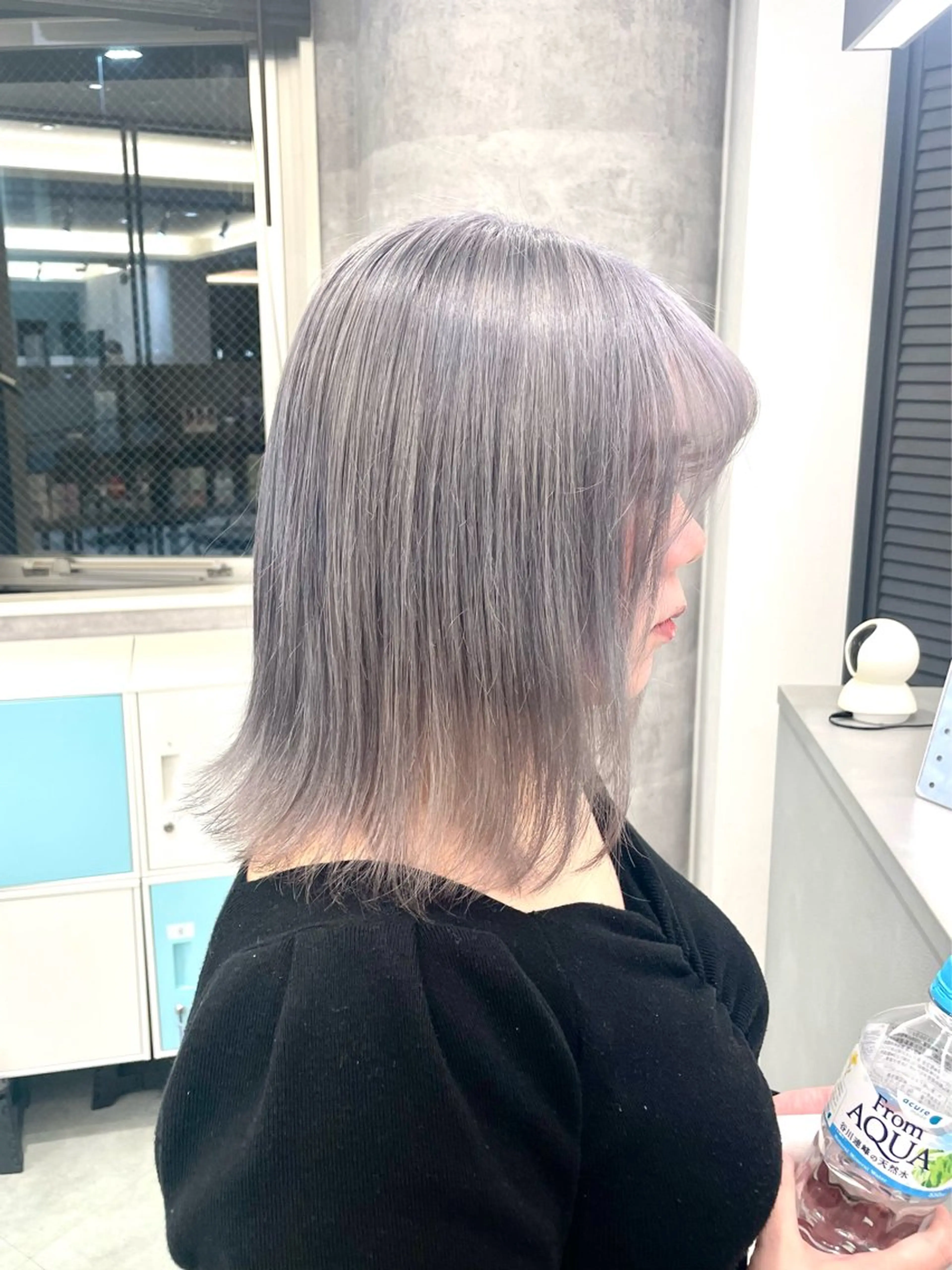 ミディアム ヘアカラー トリートメント ♡似合わせハイトーン ♡maiのヘアスタイル