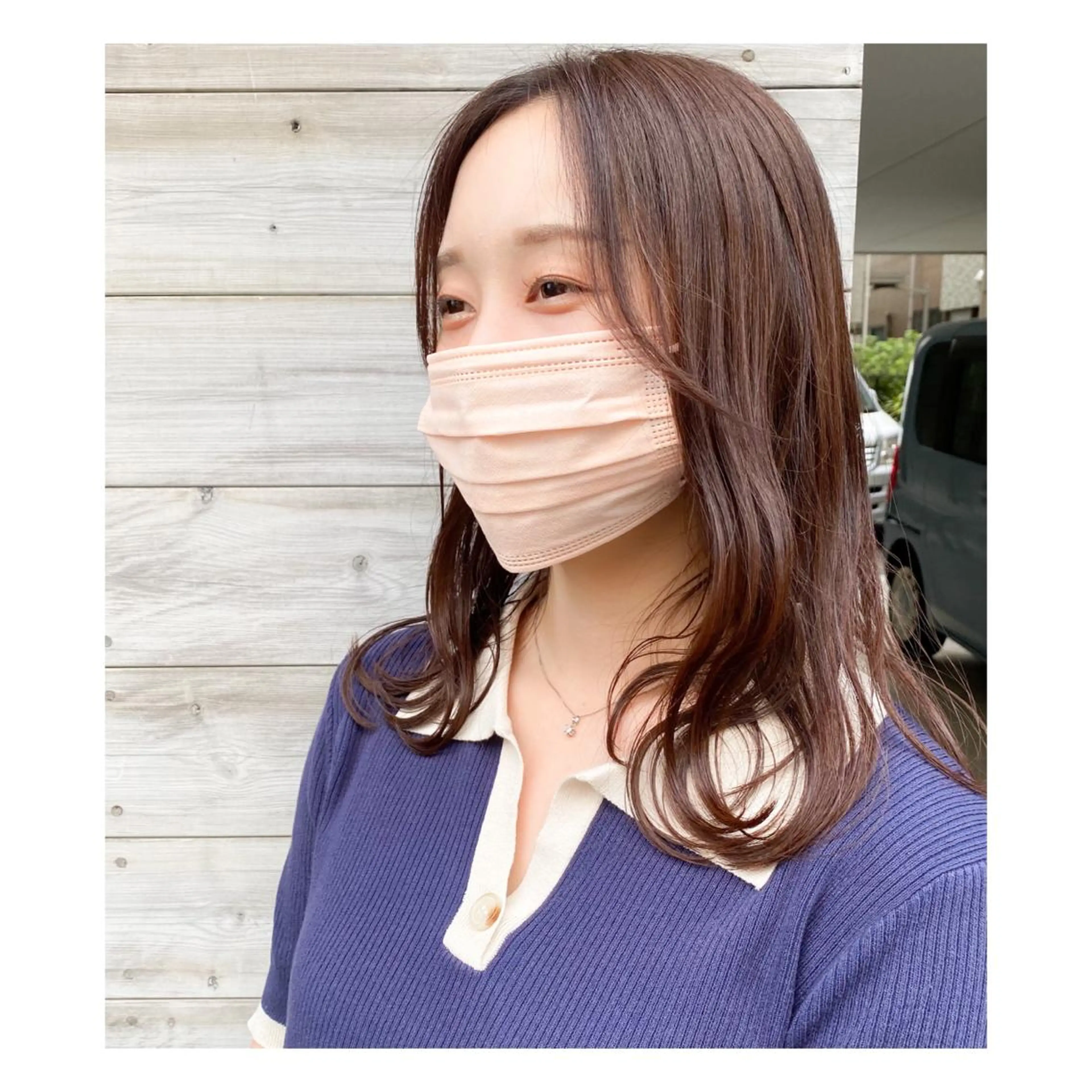 ミディアム パーマ 菊池大一 溝の口パーマのヘアスタイル