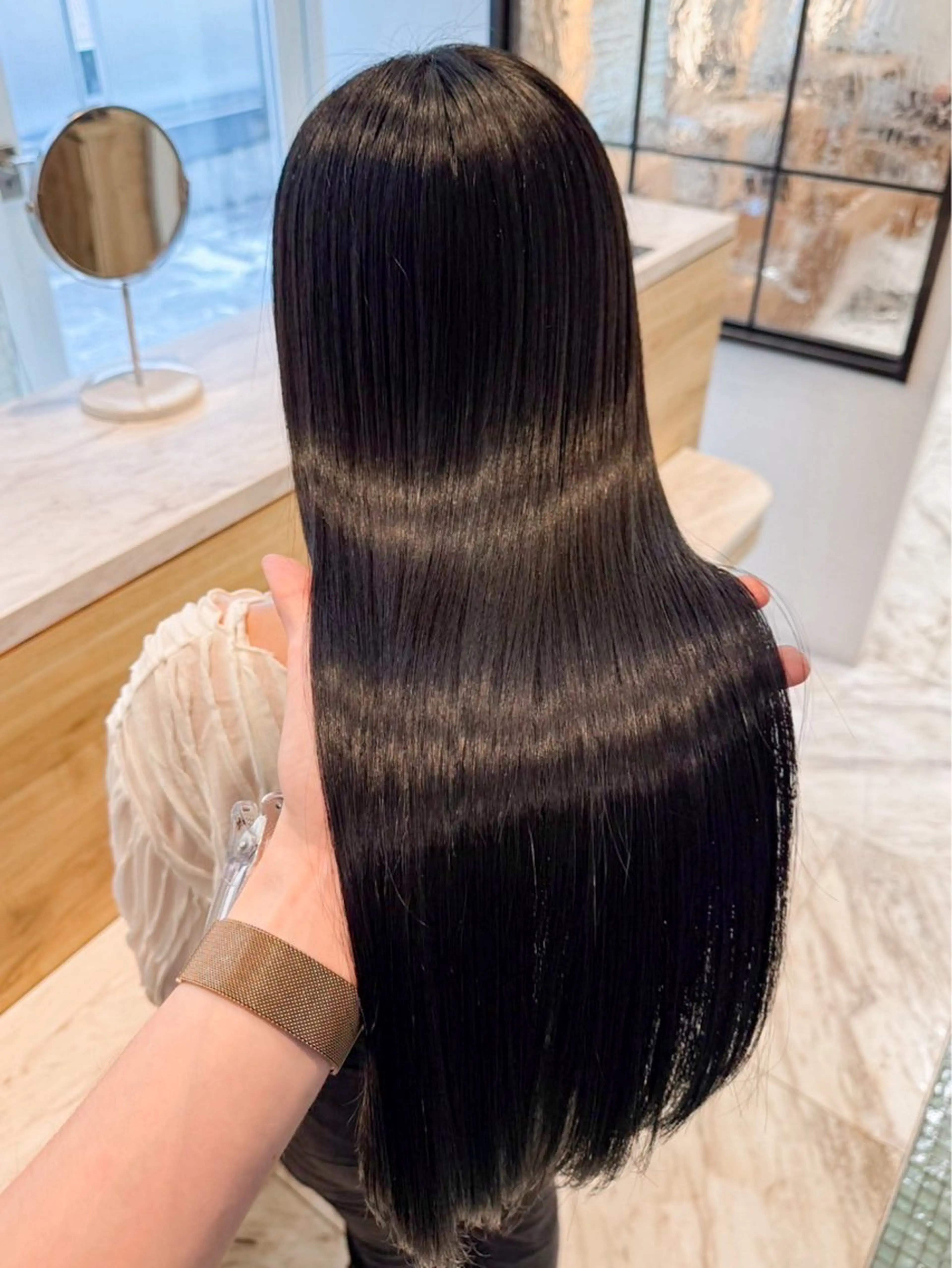 ロング 縮毛矯正 トリートメント ATENA所属・撮影モデル様募集 直樹のヘアスタイル