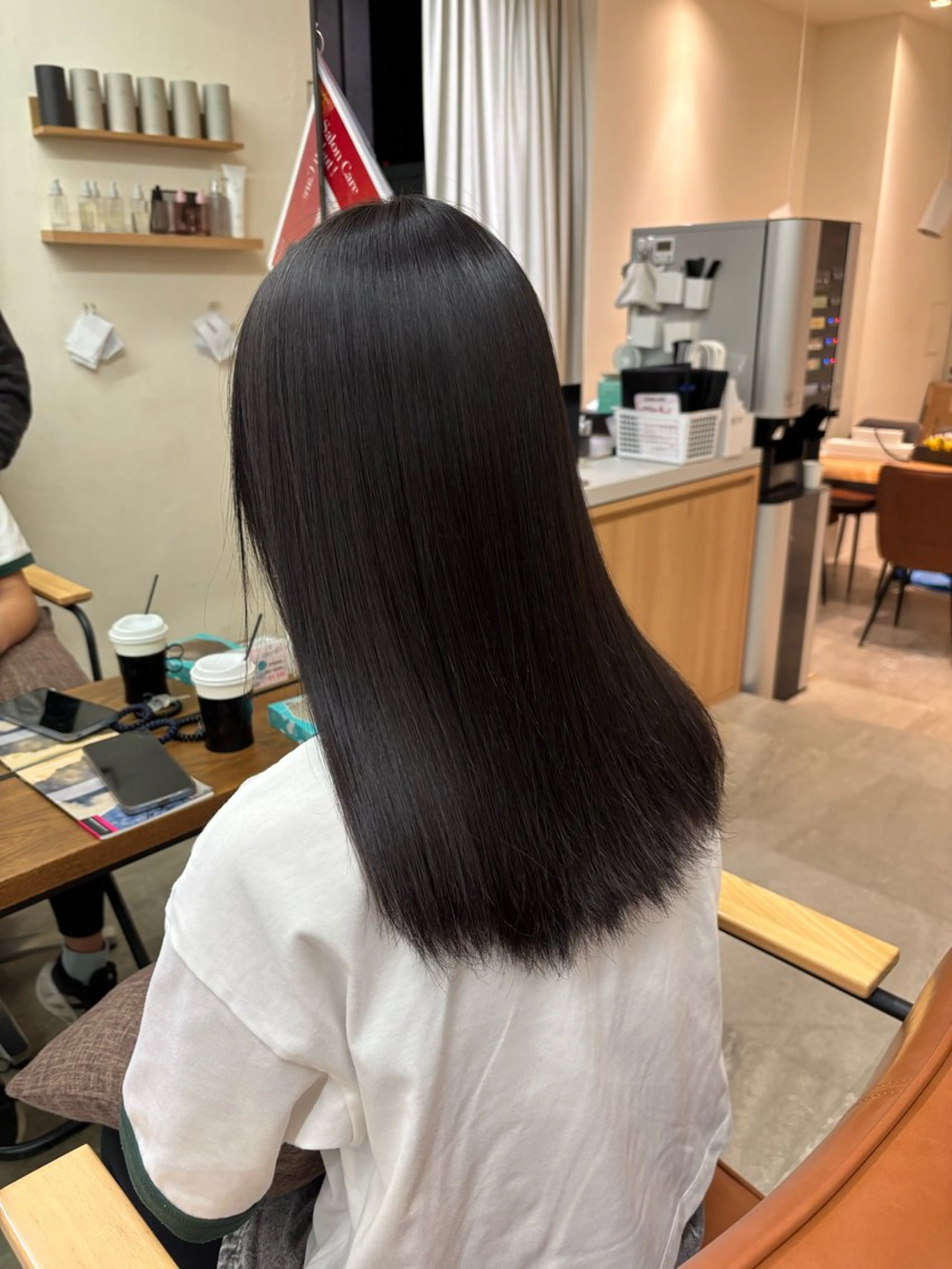 セミロング 縮毛矯正 𝐚𝐲𝐚𝐧𝐞 /美髪/縮毛矯正のヘアスタイル