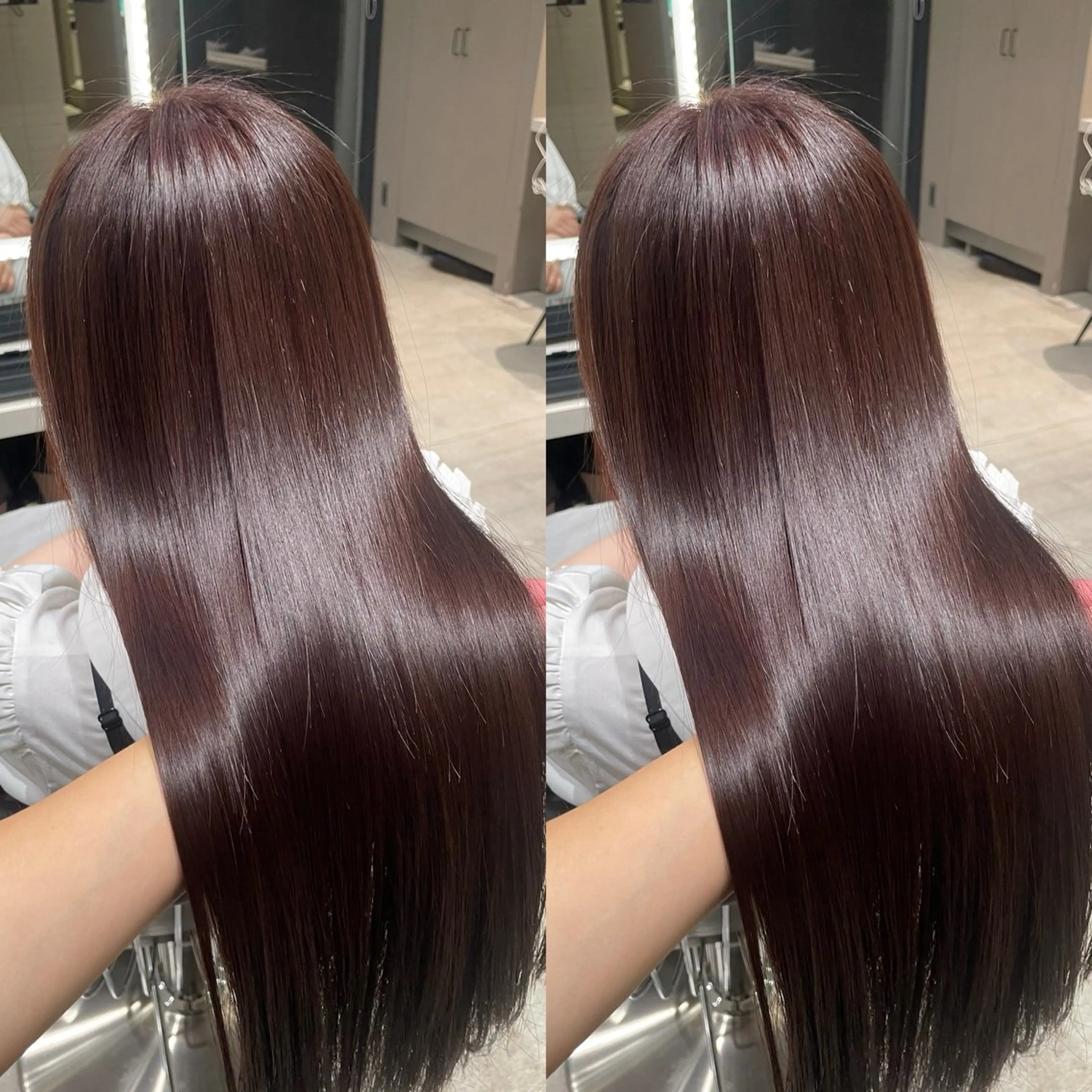 ロング 縮毛矯正/艶カラー 笠原康平のヘアスタイル