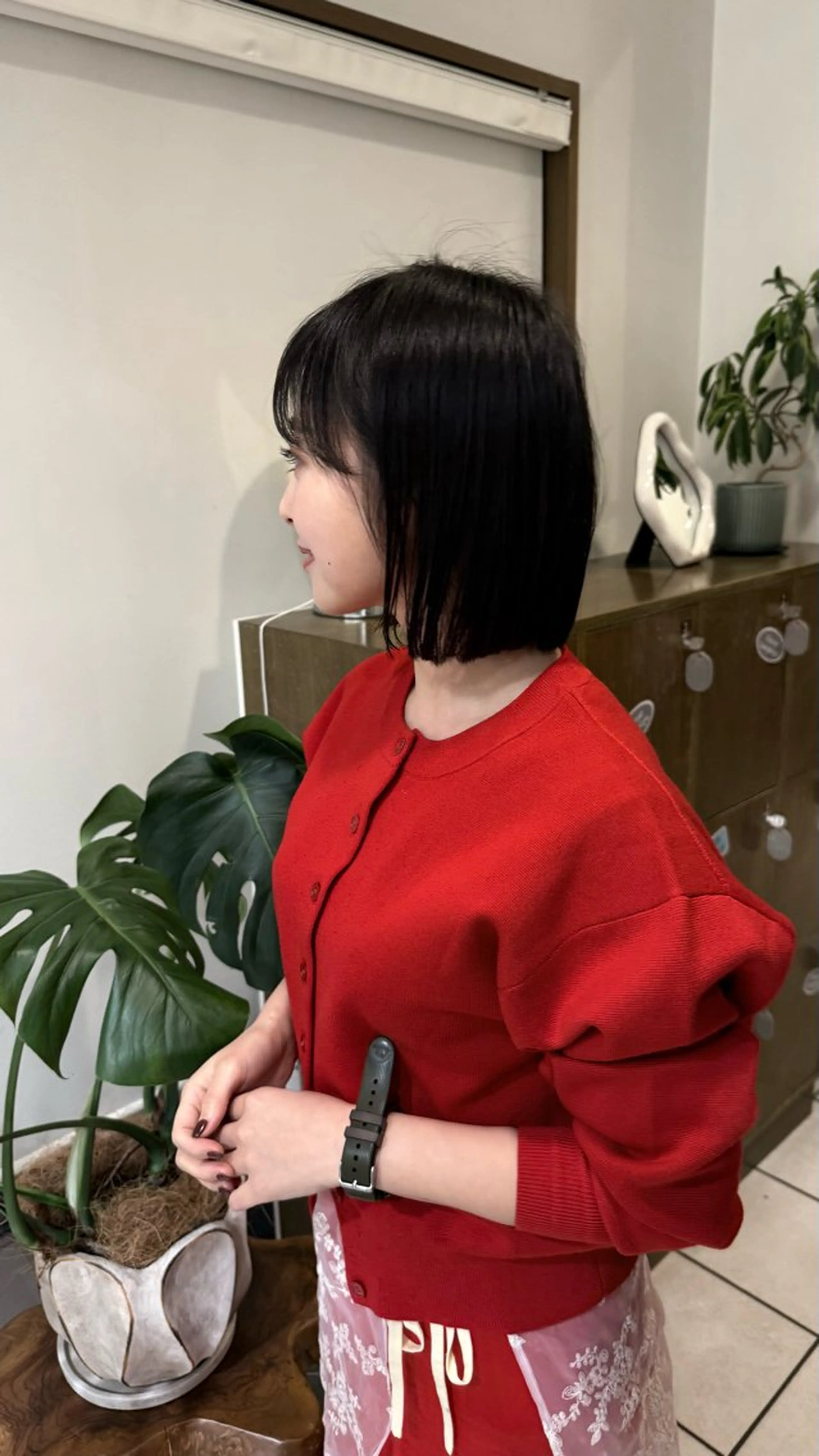 ミディアム カット ヘアカラー トリートメント 中村未夢🤍ブリーチ なしダブルカラー🤍のヘアスタイル