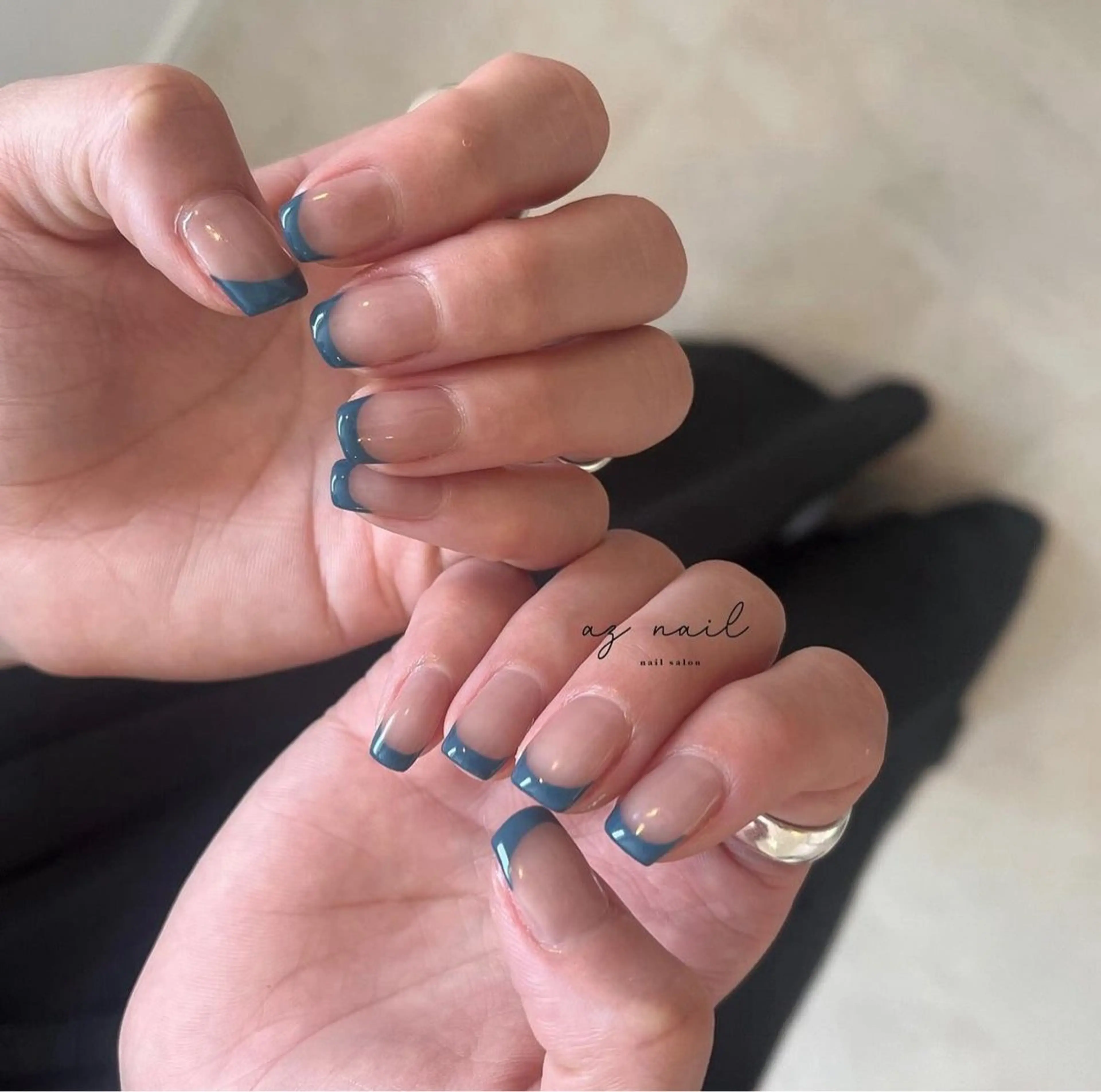 ミニモ限定🫧【フレンチ/グラデーション/マグネット/ミラー】他店オフ込みの写真