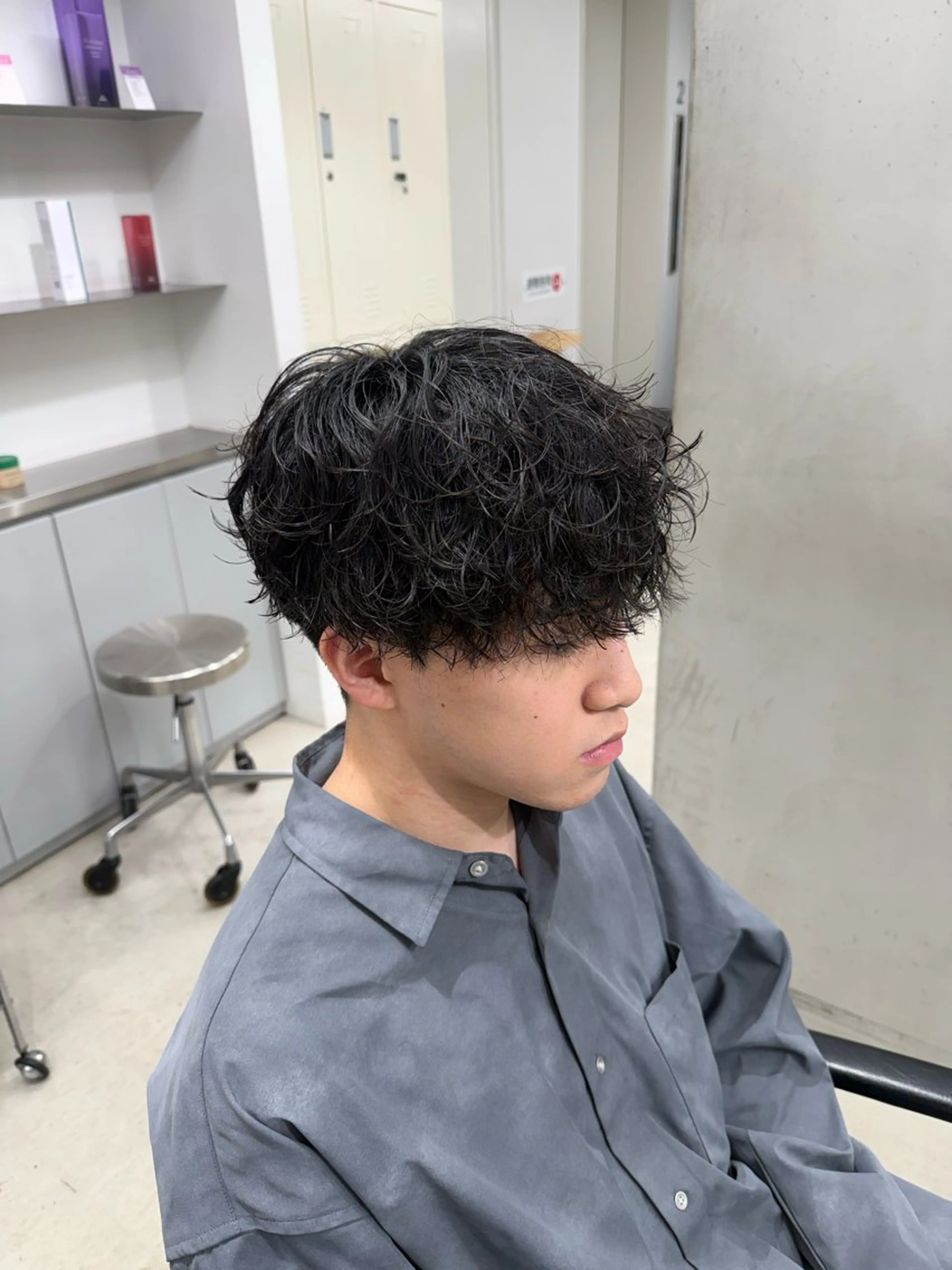 パーマ メンズ 深谷 侑亮のヘアスタイル