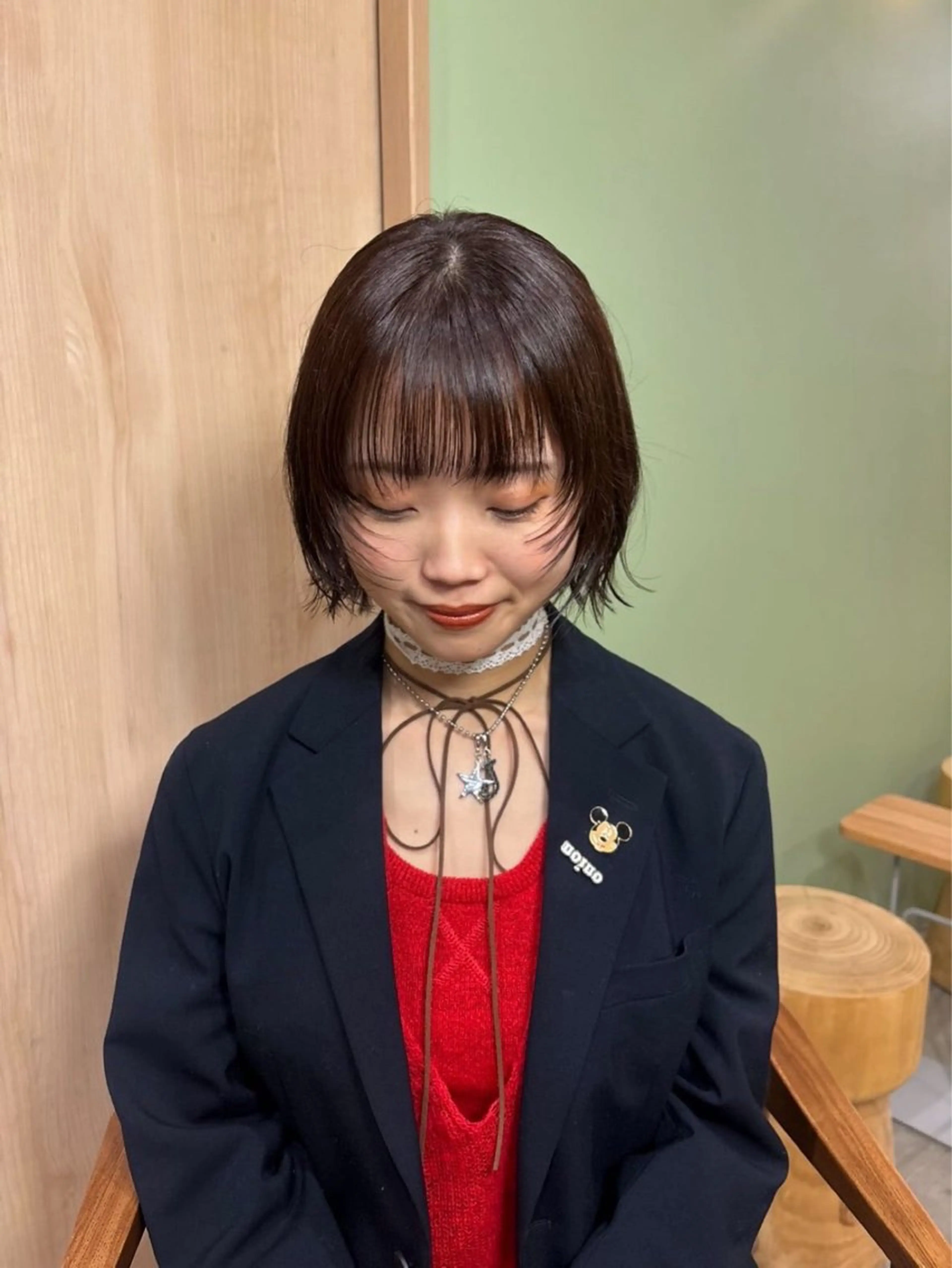 ショート ヘアカラー uta所属・ʜᴀʀᴜɴᴀ /透明感カラーのヘアスタイル