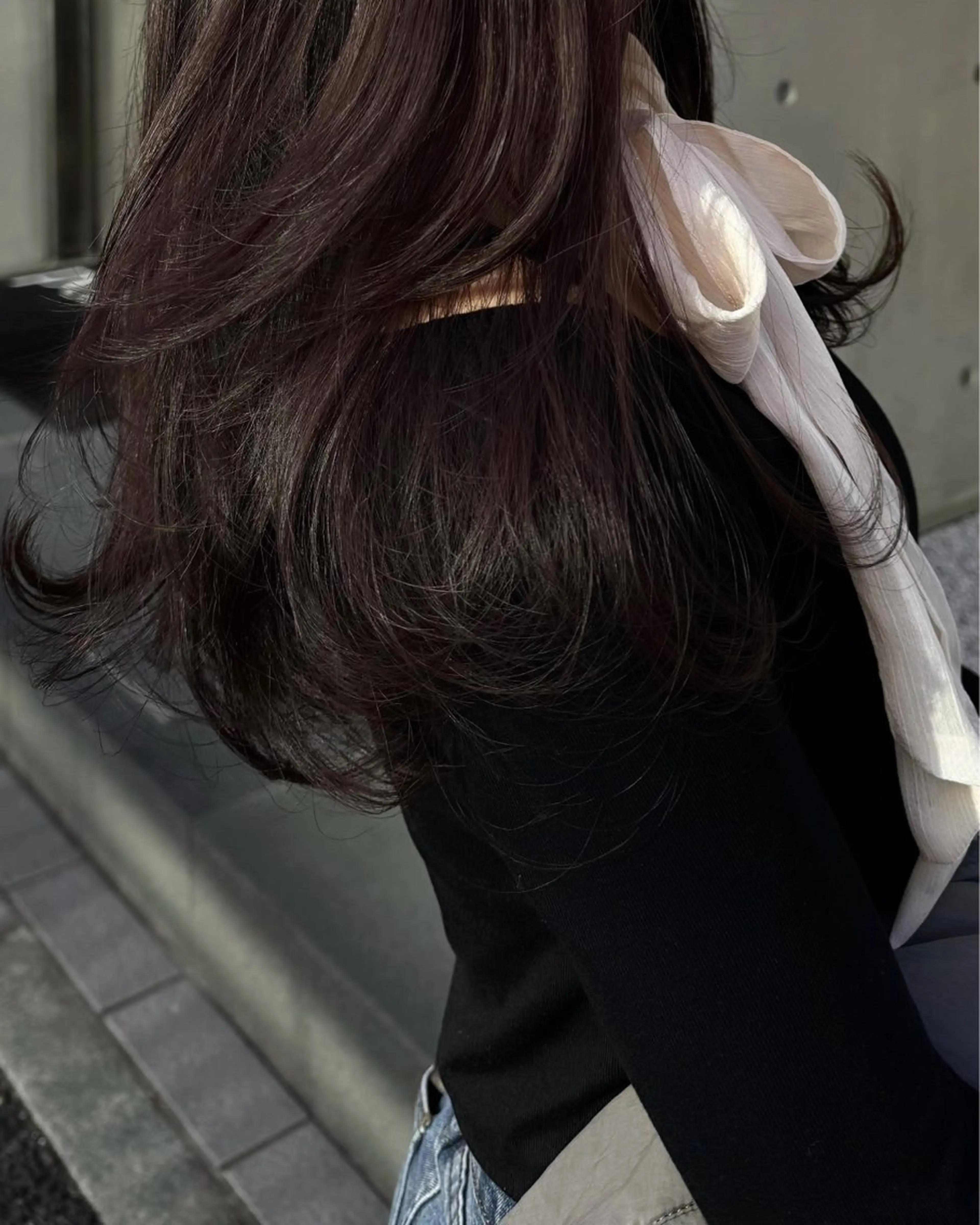 ロング カラー カット ヘアカラー トリートメント 似合わせhair /モガミユナ🎀のヘアスタイル