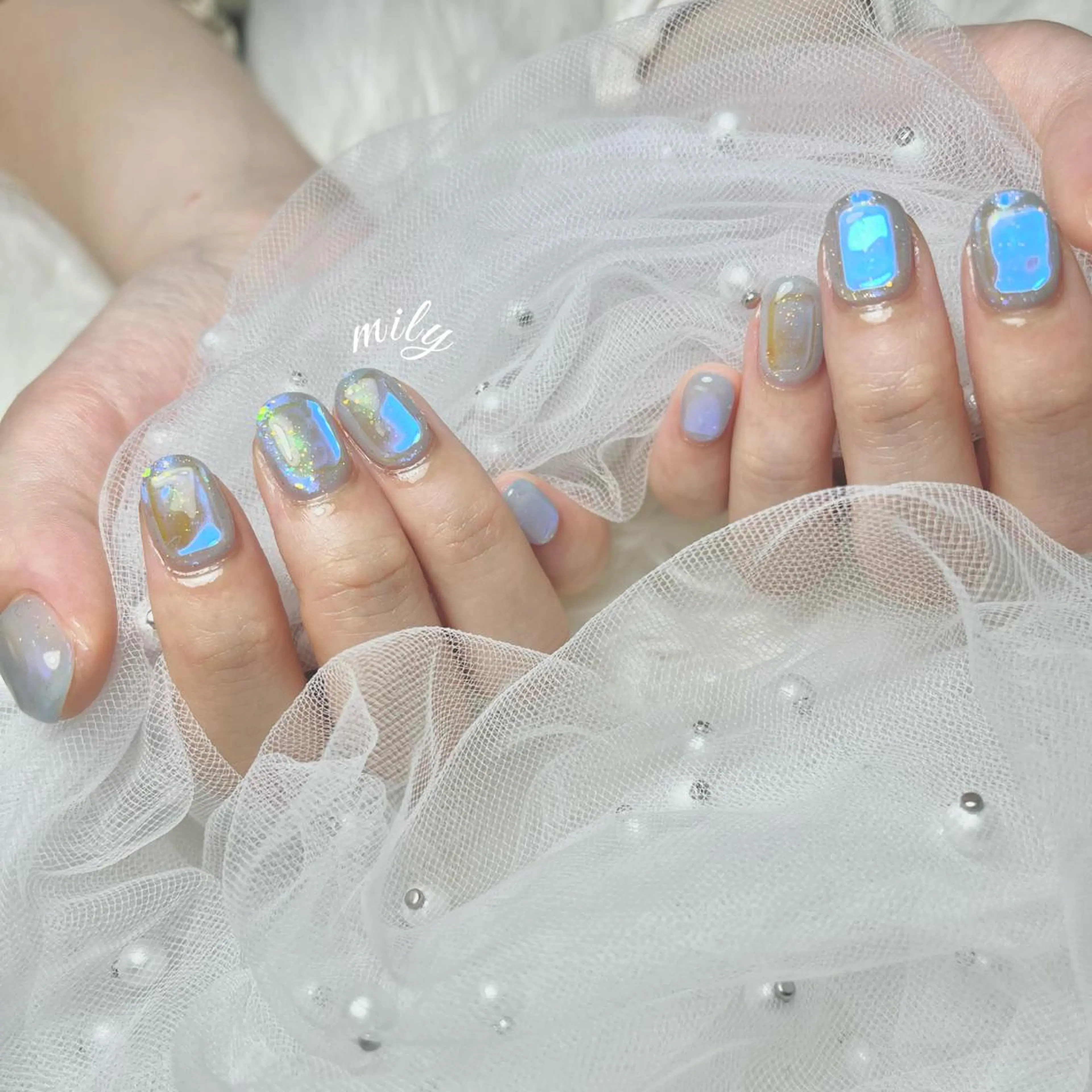 ネイル mily_harajuku所属・韓国ネイル☁️ haruna🌛のネイルデザイン