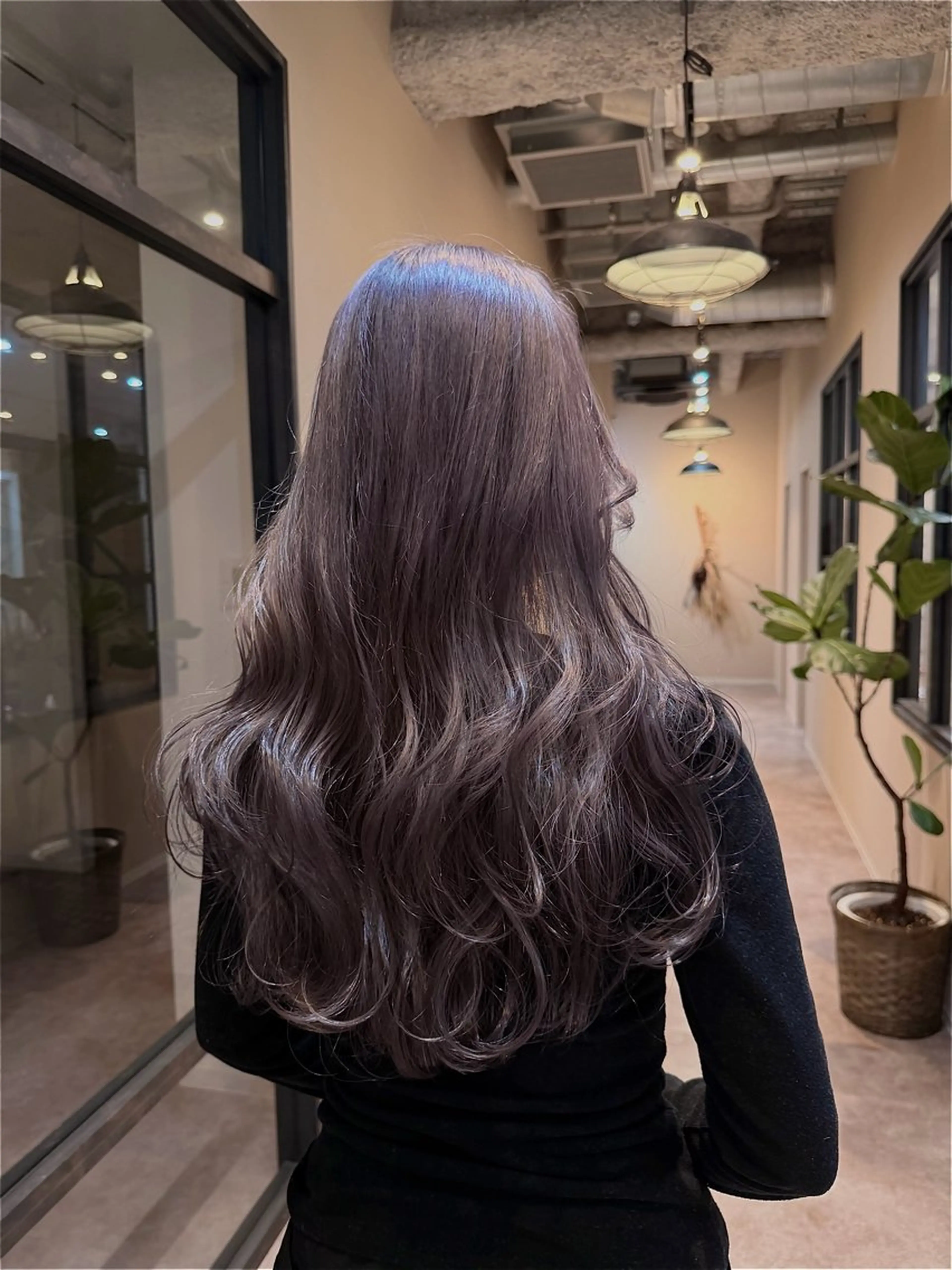 ロング カラー カット ヘアカラー Sara newi 🎀透明感🎀のヘアスタイル