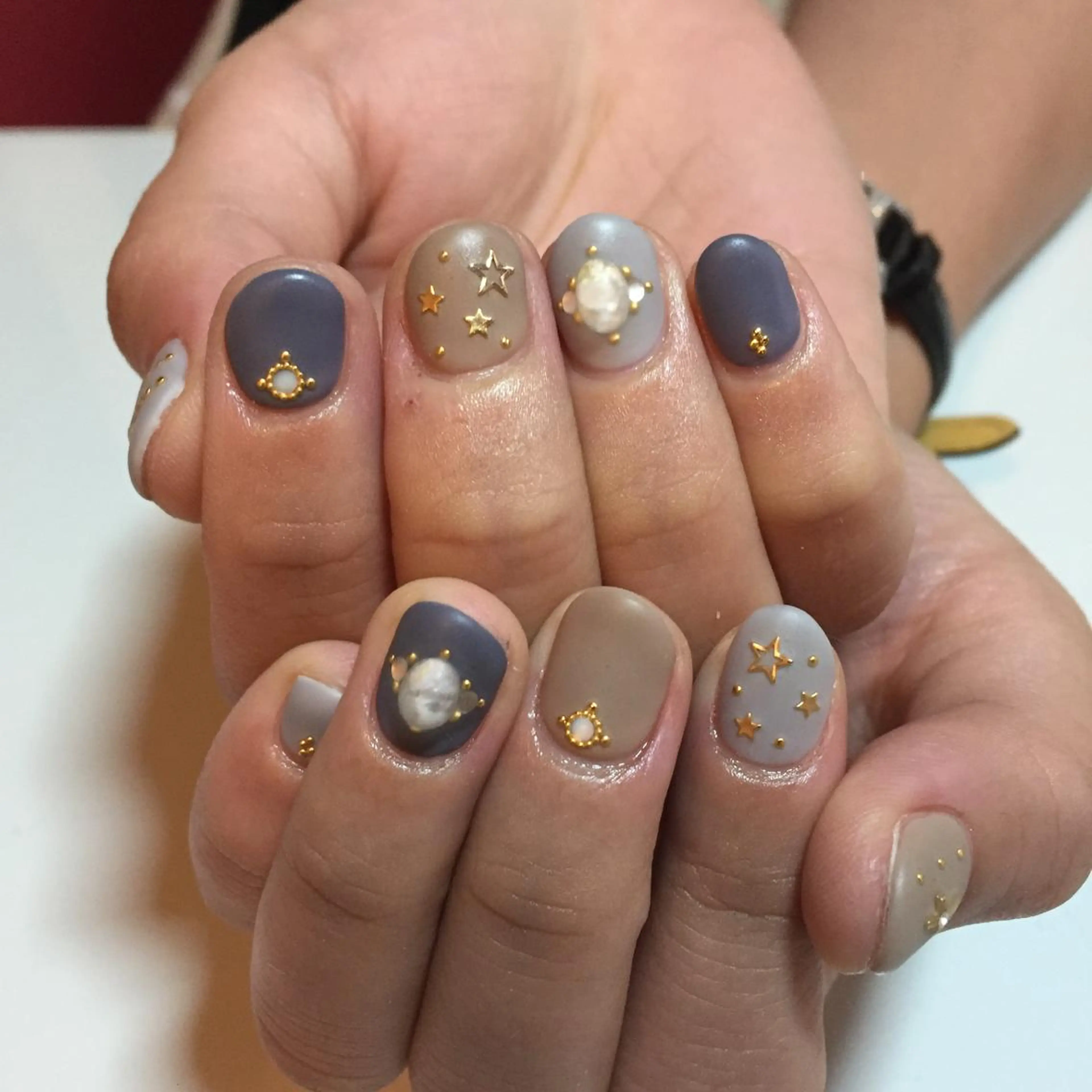 ネイル マットネイル g-up nail所属・米田 律子のネイルデザイン