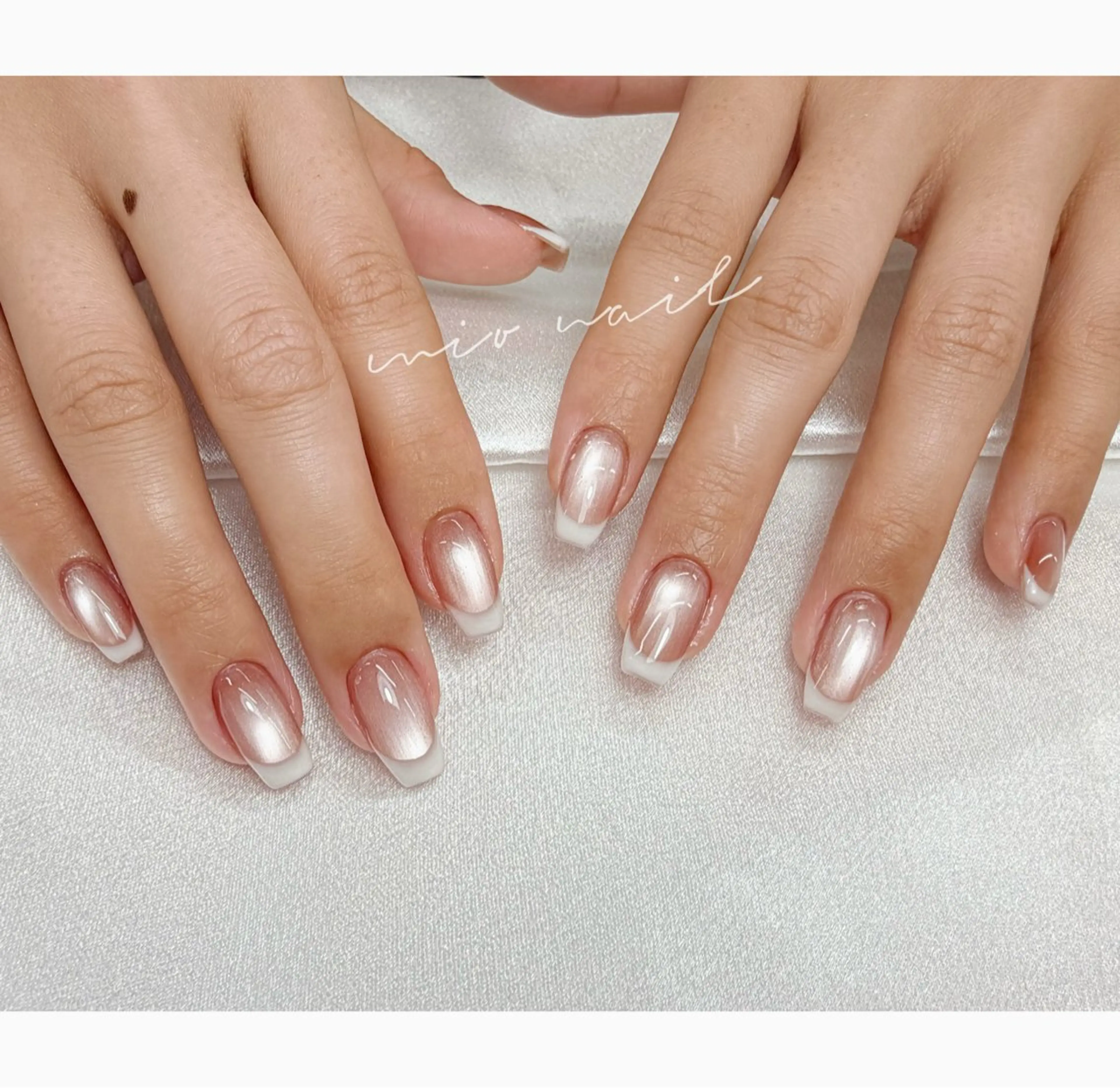 [ロコミ下可]💅🏻オフなし長さ出しマグネットネイルモデル注意事項読む🗻時間絶対確認の写真