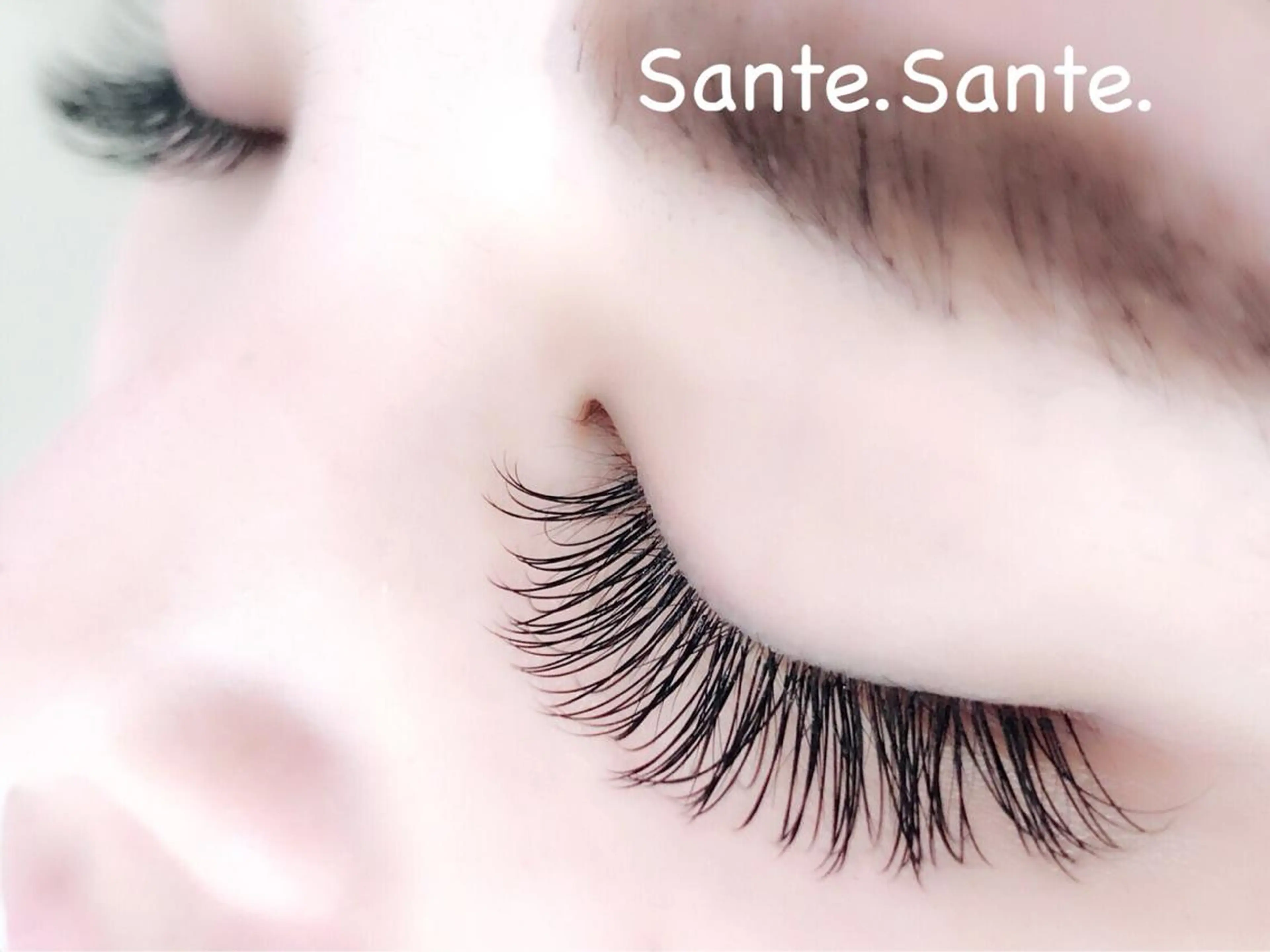 マツエク・マツパ Cカール フラットラッシュ Sante. Sante.所属・田中 真澄美のエステ・リラクイメージ