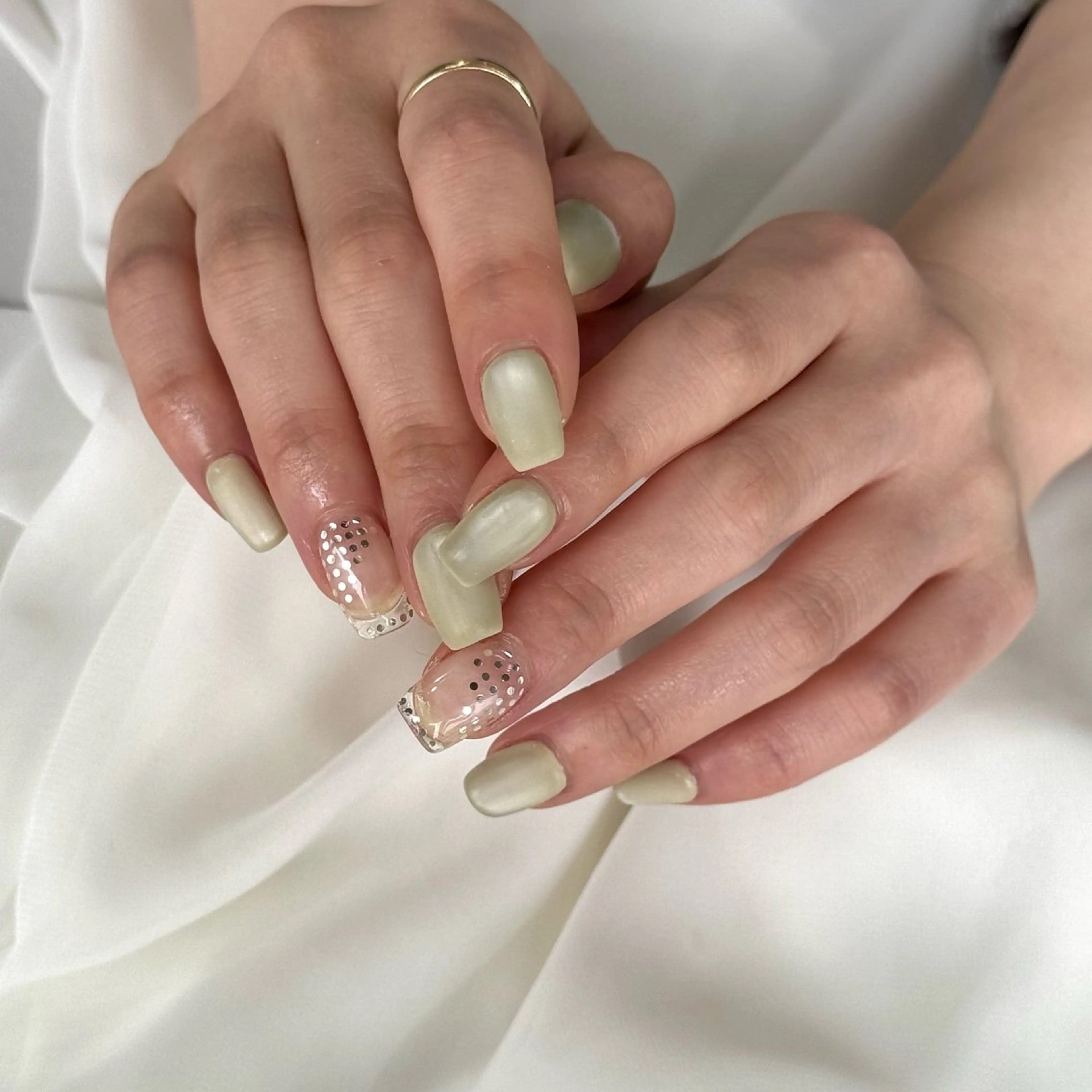 ネイル クリアネイル フレンチネイル マグネットネイル マットネイル ハンドネイル HARUKA ネイリスト福岡/薬院のネイルデザイン