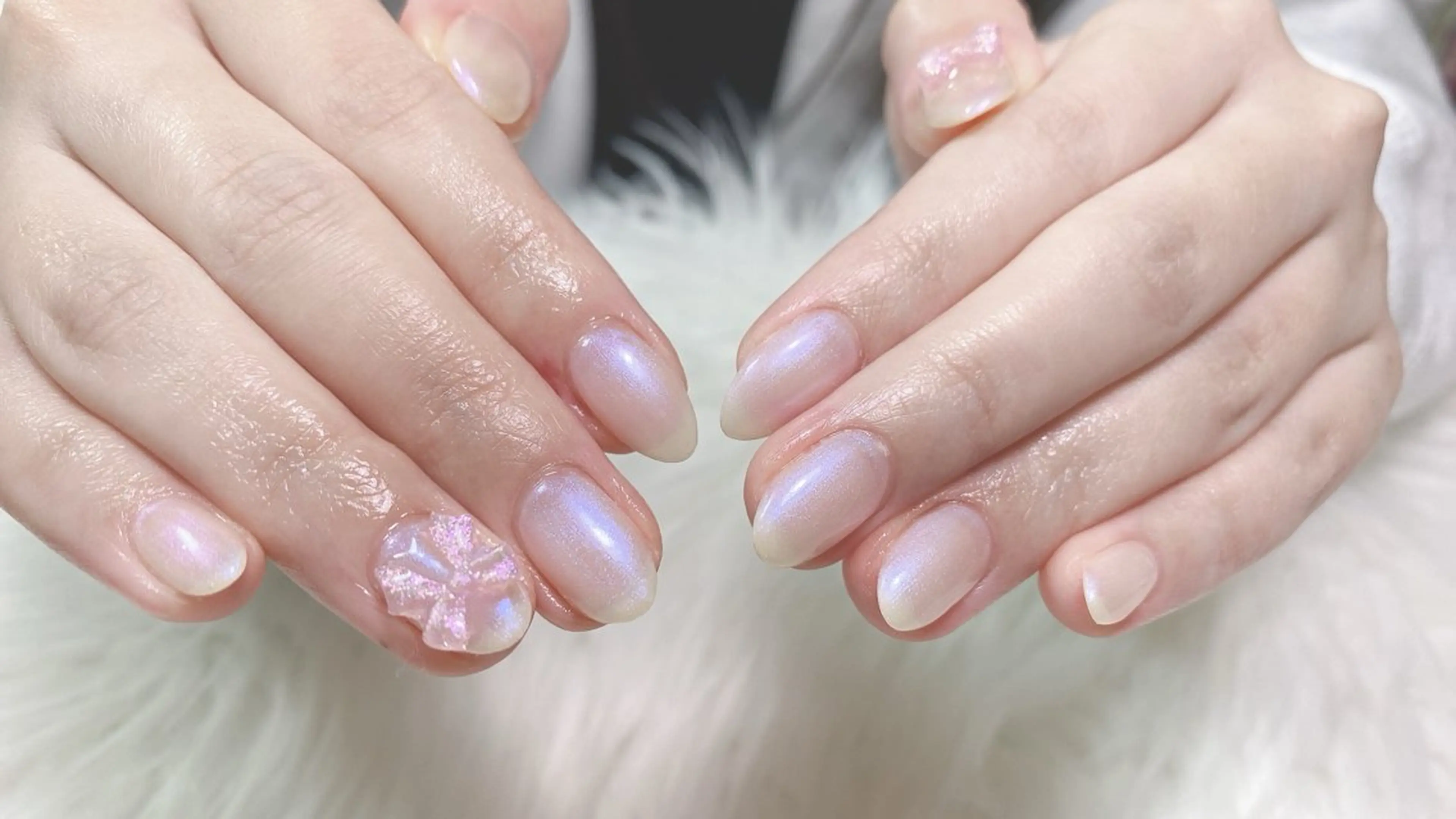 ネイル ハンドネイル オーシャン スカルプネイルサロンのネイルデザイン