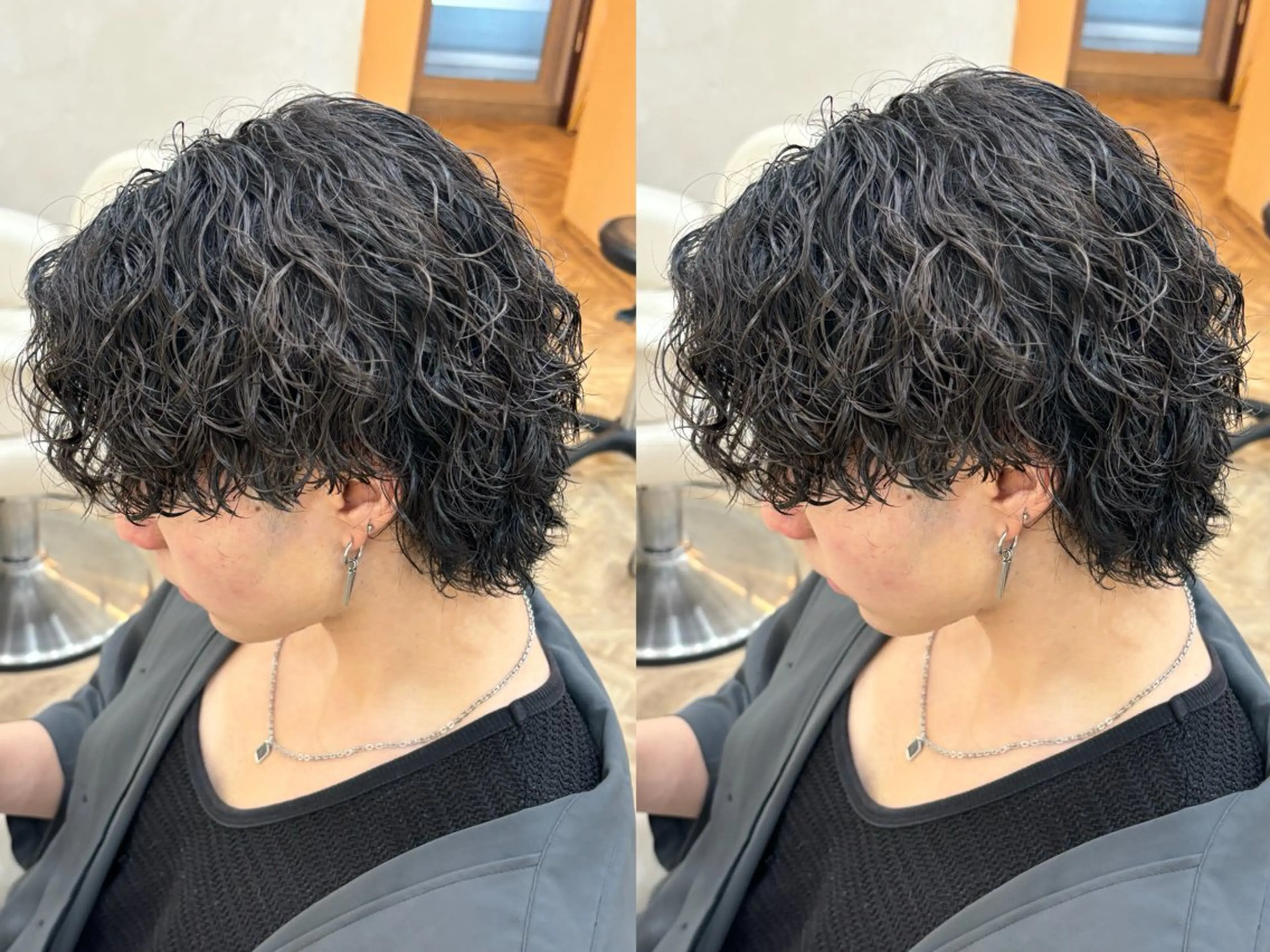 ショート パーマ メンズ カット パーマ トリートメント パーマ職人DAIKI ツイスパ/波巻きのヘアスタイル