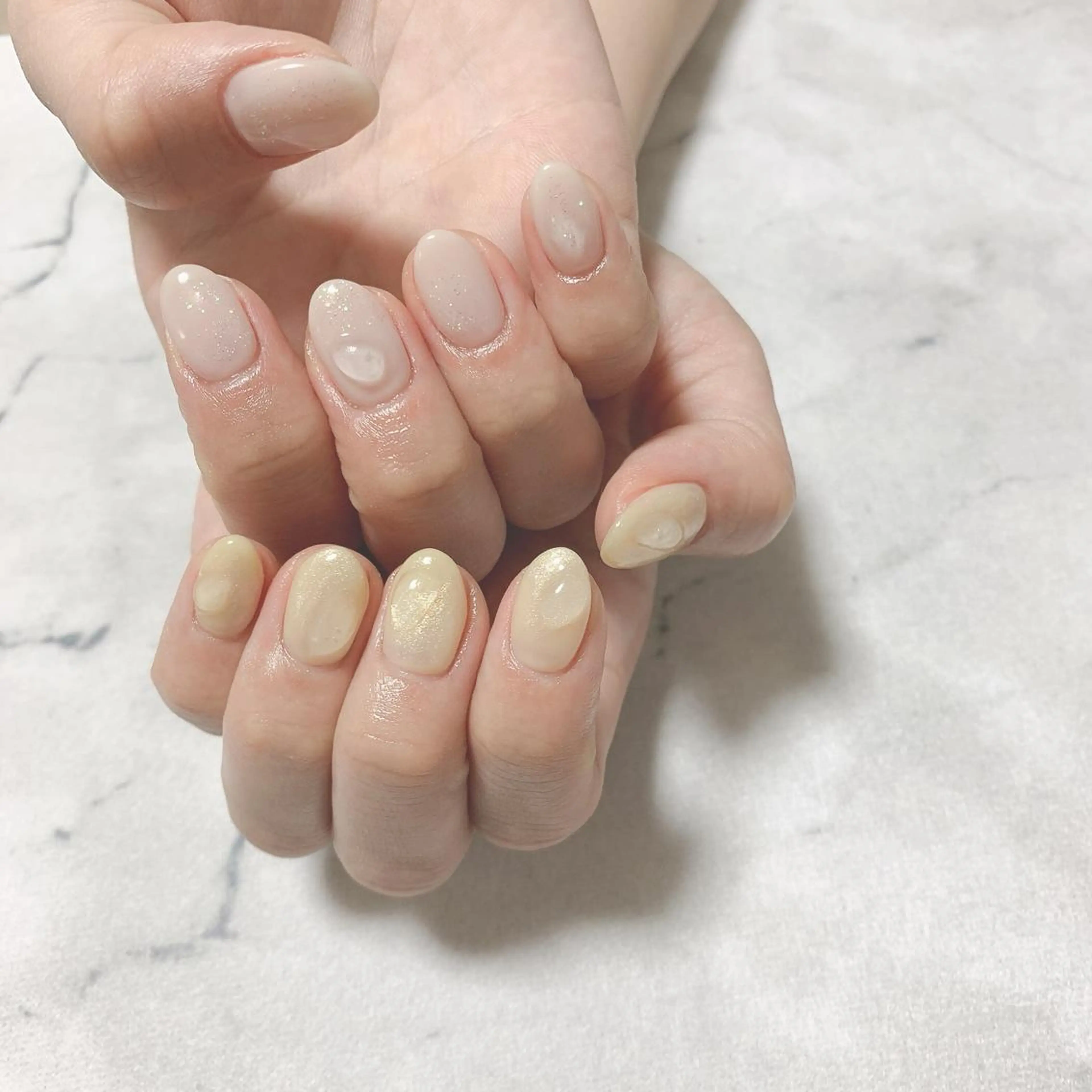 ネイル ニュアンスネイル Jeremy ♡ HARUKAのネイルデザイン
