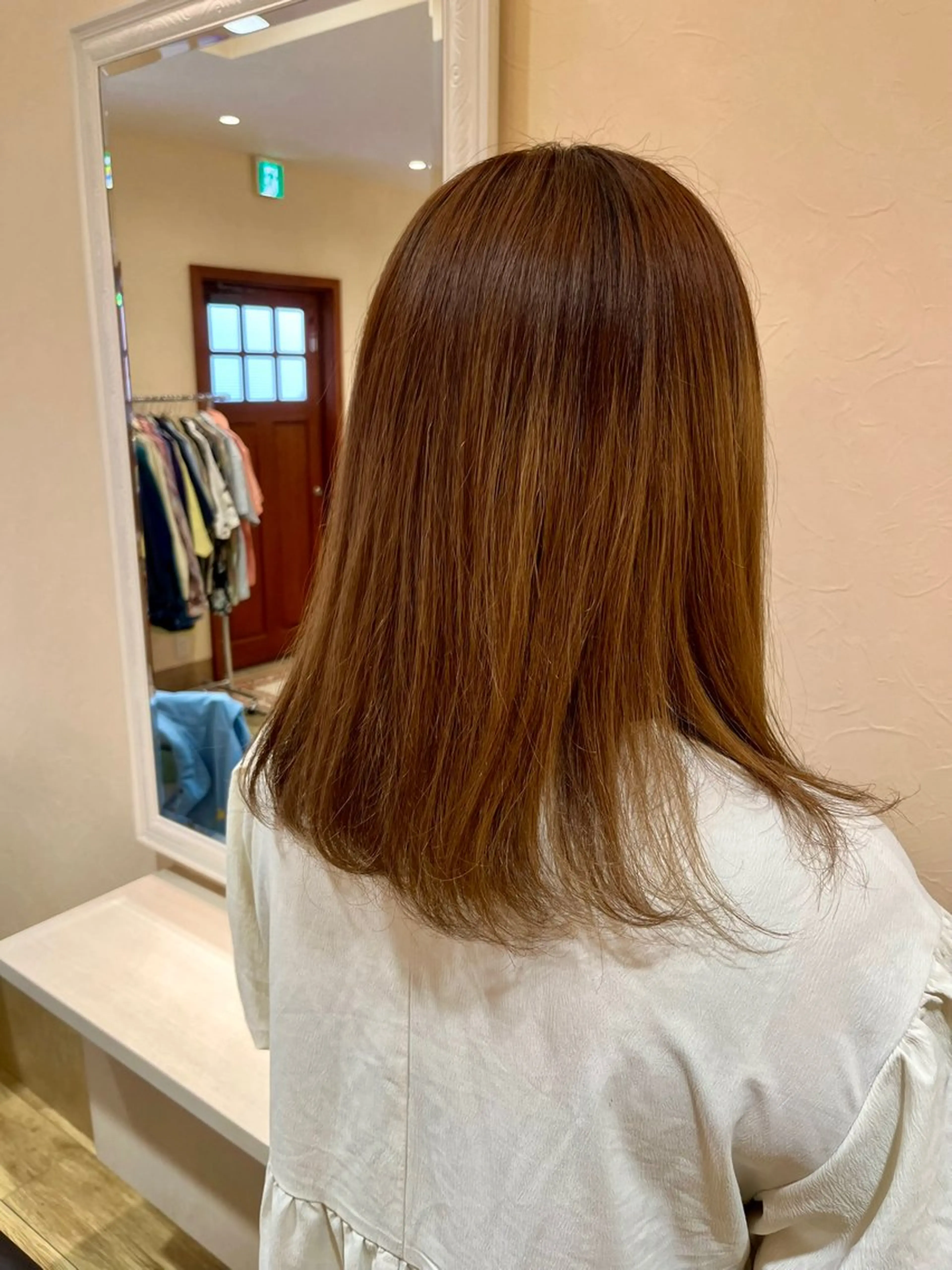 ミディアム 緒方 大輝のヘアスタイル
