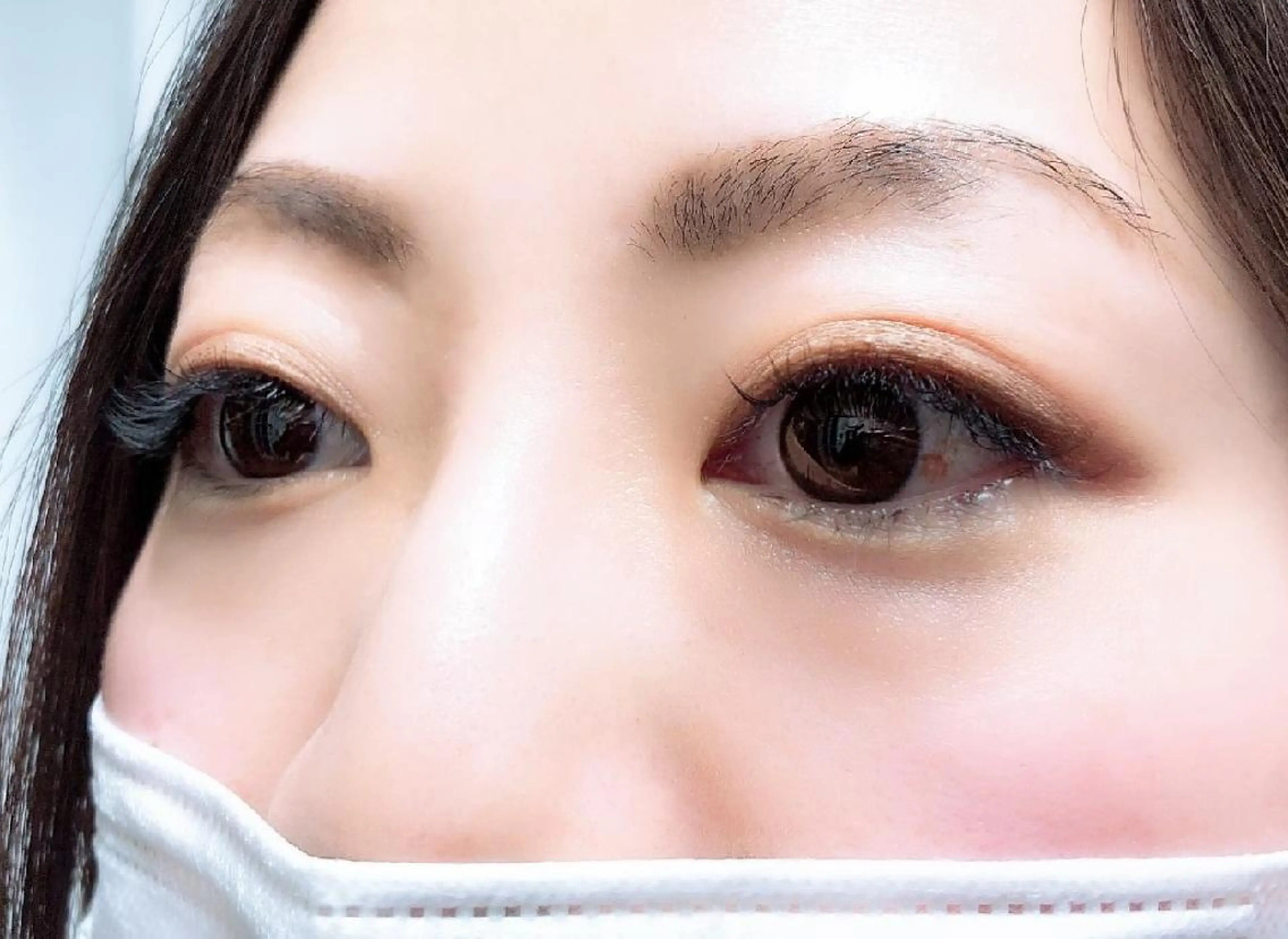 マツエク・マツパ 付け放題 フラットラッシュ ナチュラル まつげパーマ 一重×まつ毛パーマ 吉岡 ゆうなのマツエク・マツパデザイン