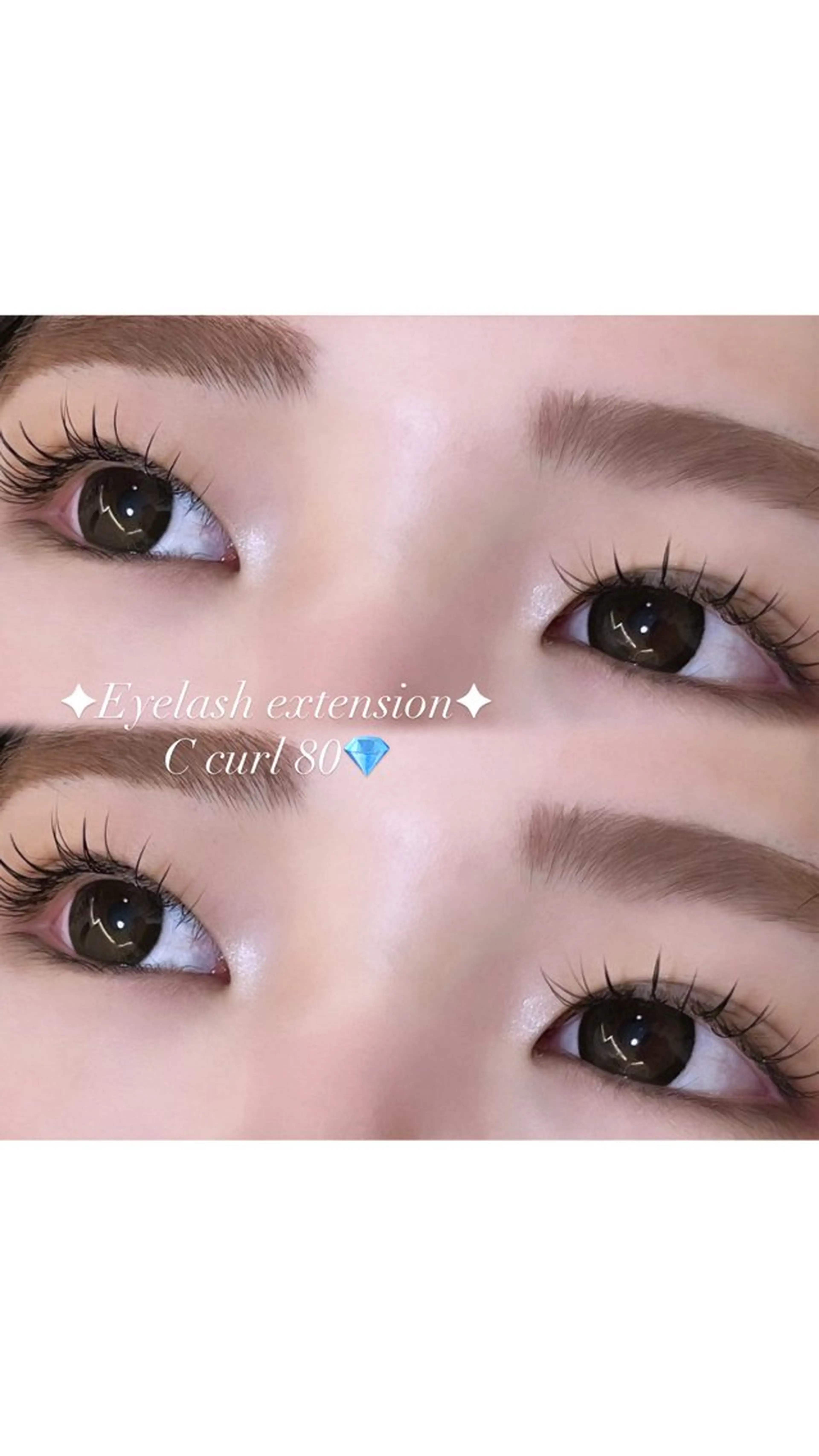 👀🍀マツエク80本　シングルラッシュの写真