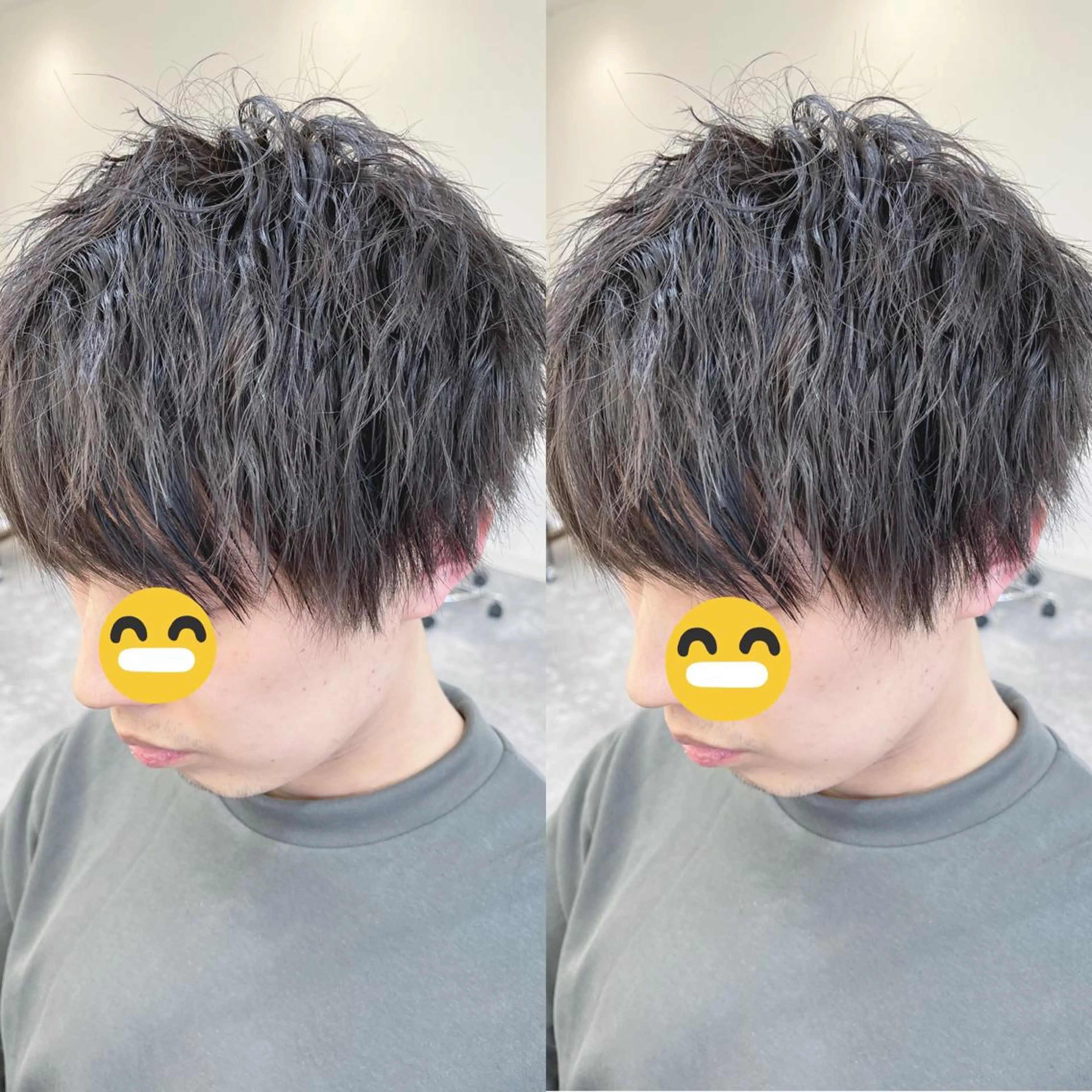 メンズ ツーブロック カット パーマ H所属・H (エイチ) 烏丸御池店のヘアスタイル