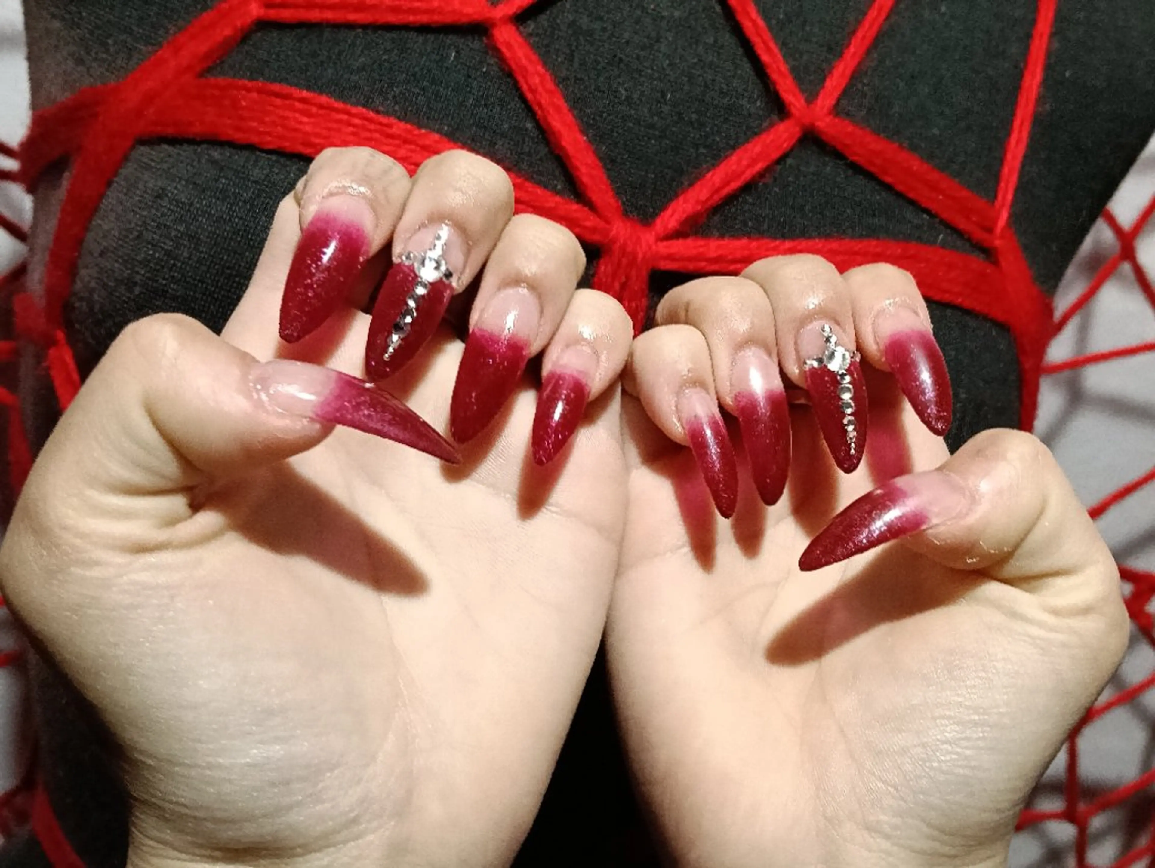 ネイル すみれ💜量産 地雷 痛ﾈｲﾙ 韓国ﾈｲﾙのネイルデザイン