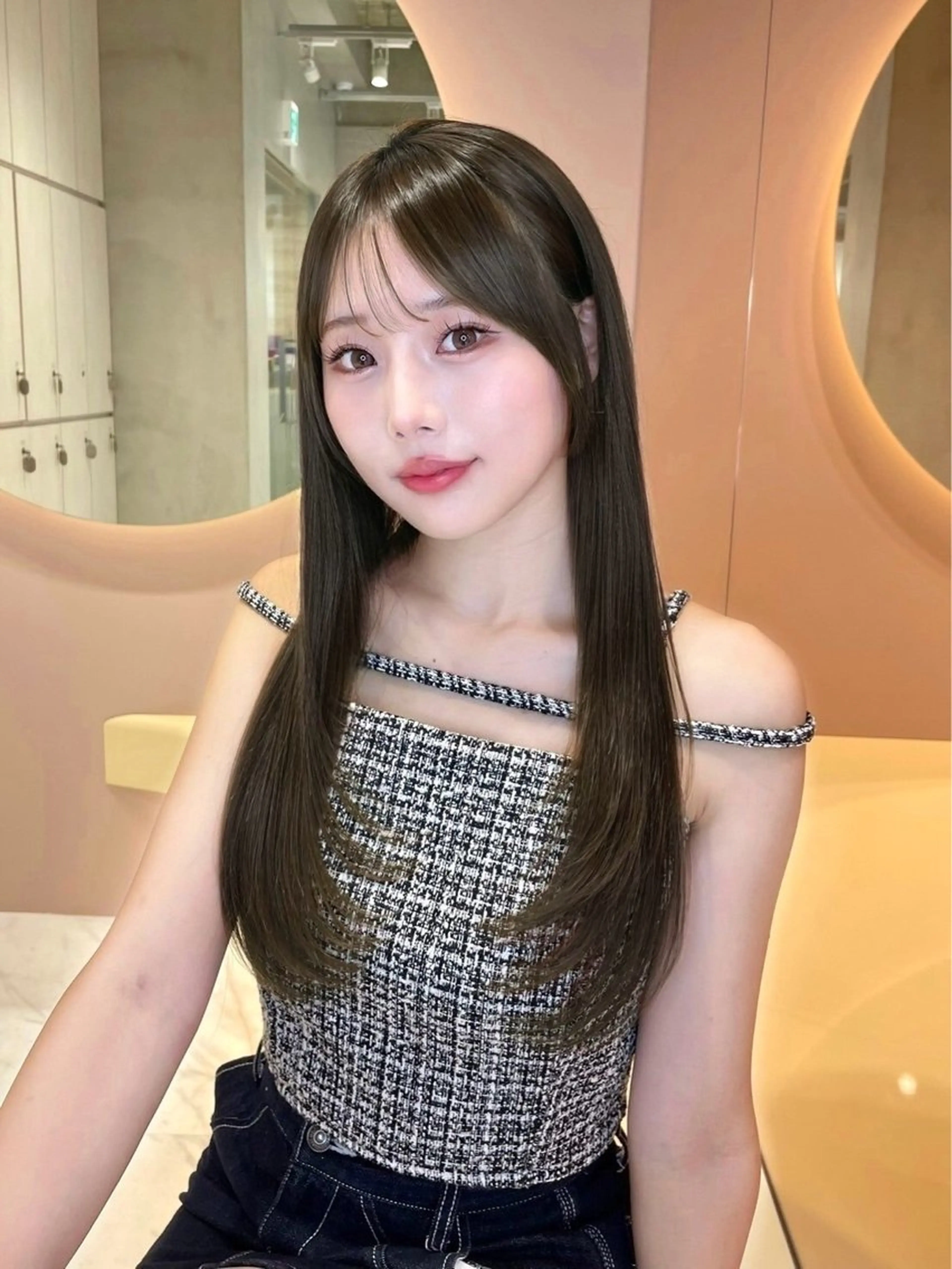 ロング カラー カット ヘアカラー GLROW 大宮 ANNEXのヘアスタイル