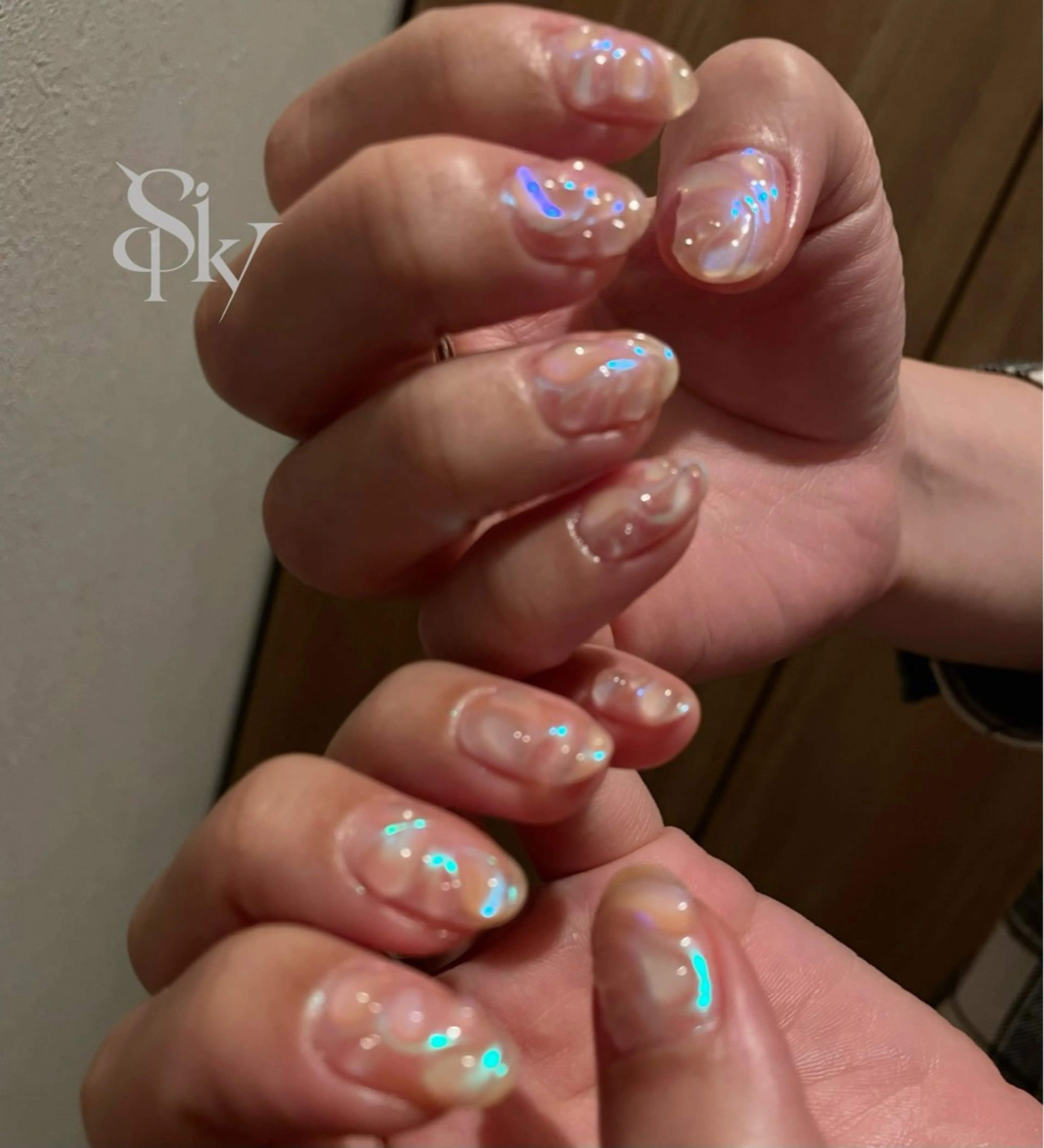 ネイル ハンドネイル Spiky とうげ ふうかのネイルデザイン