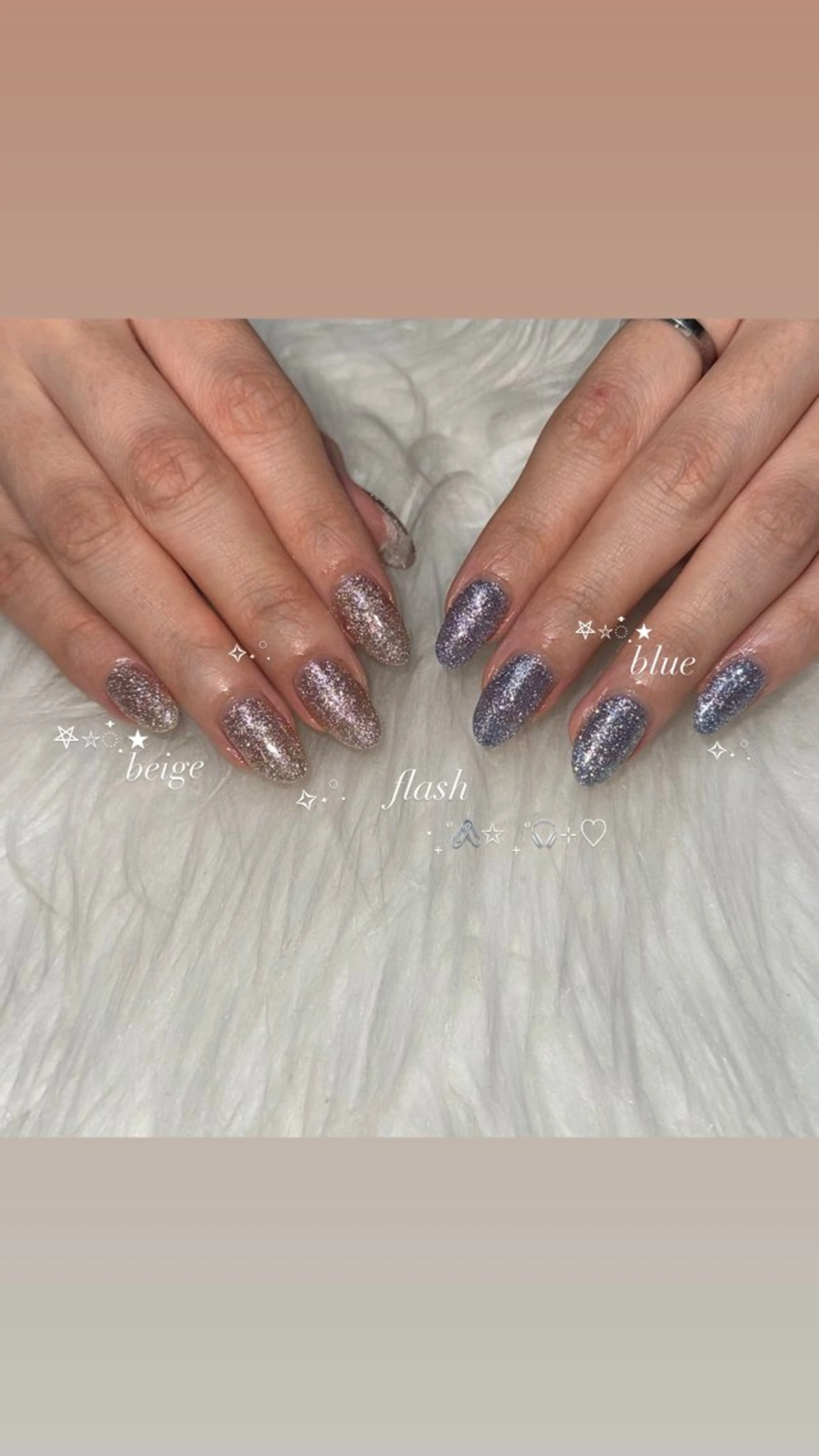 フラッシュネイルワンカラーの写真