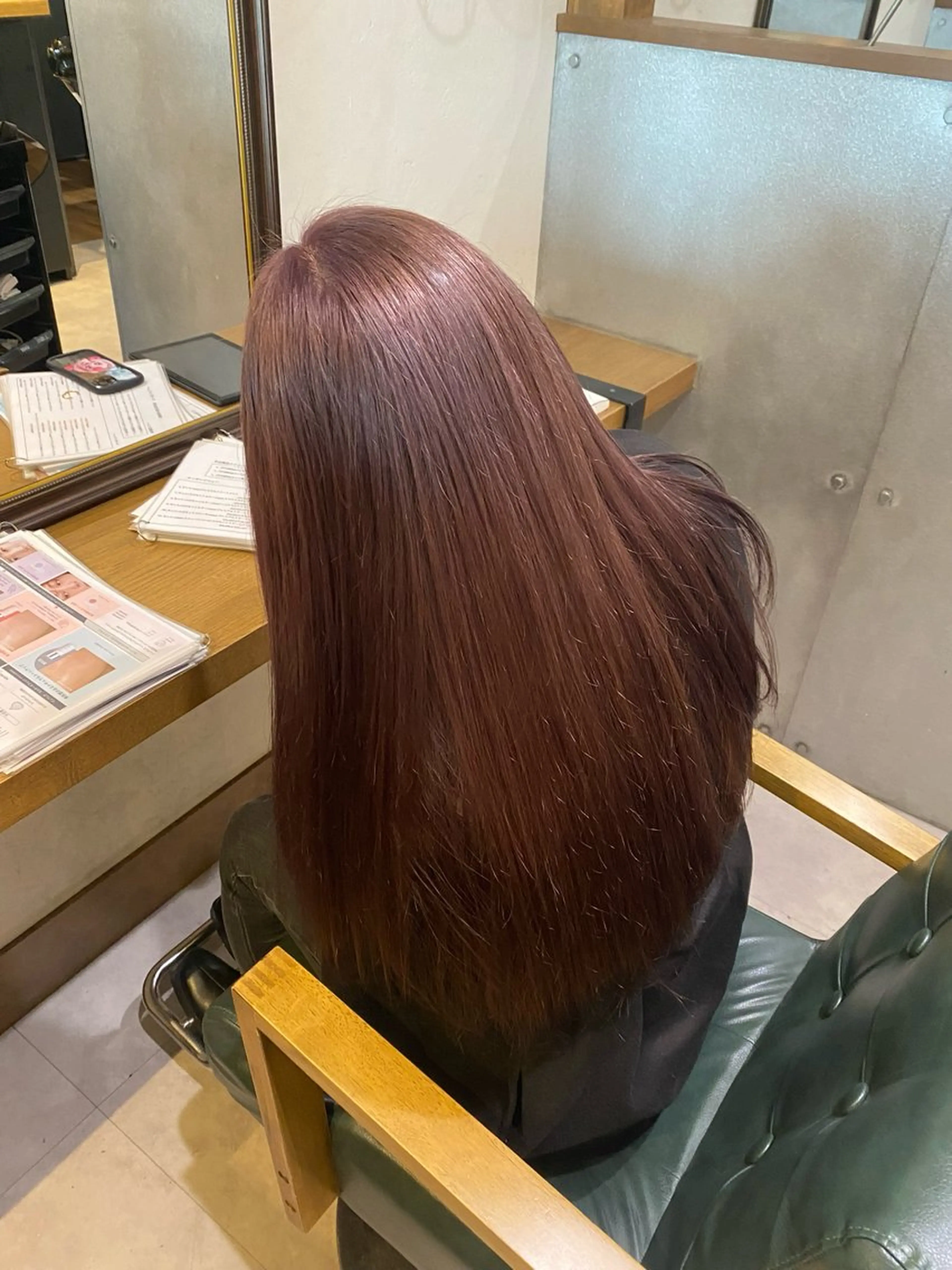 ロング ヘアカラー トリートメント 希優🌺ソムリエ /ブリーチ/カットのヘアスタイル