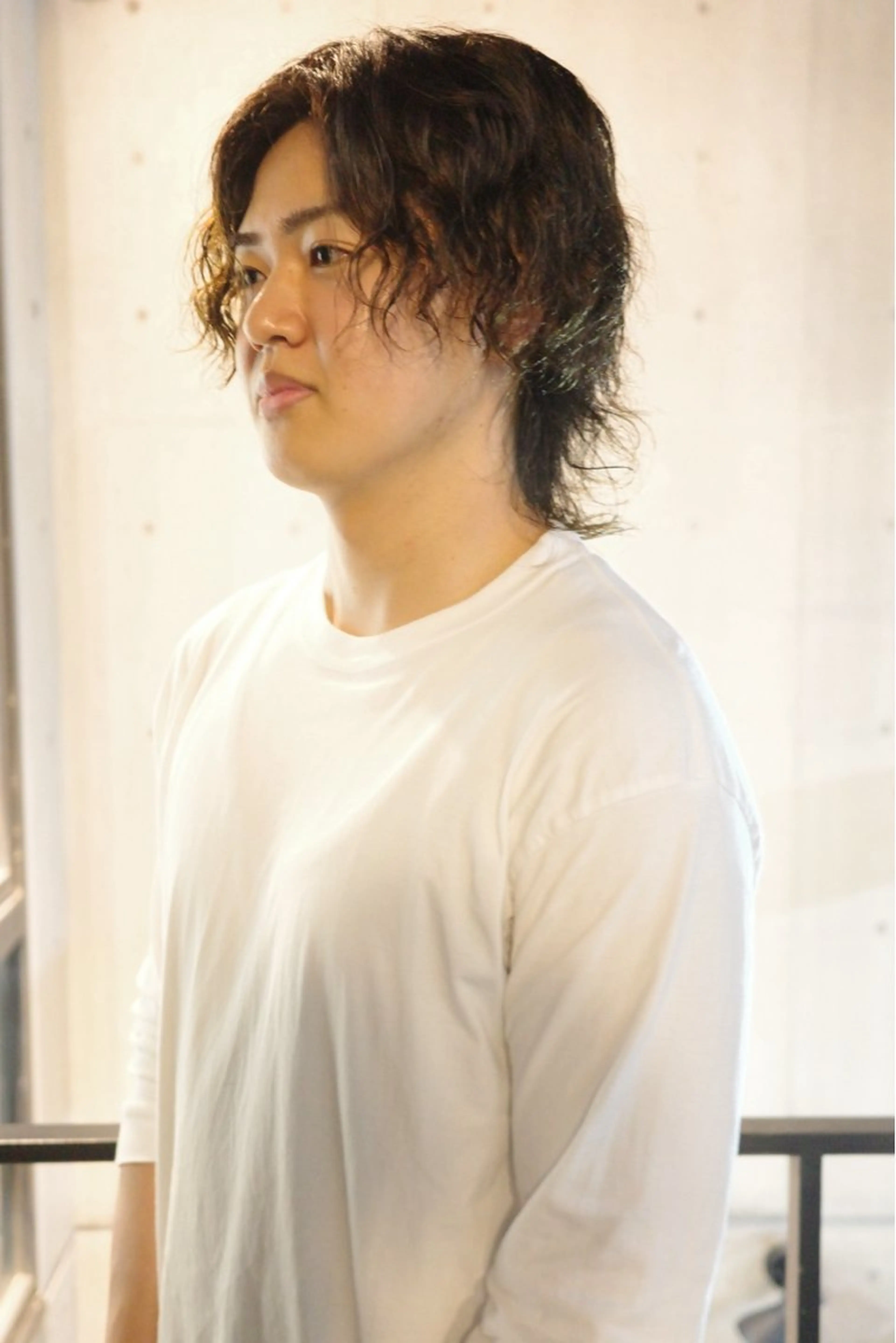 ショート パーマ メンズ メンズパーマ メンズウルフカット ウルフカット スパイラルパーマ boucle所属・浅岡 昭汰のヘアスタイル